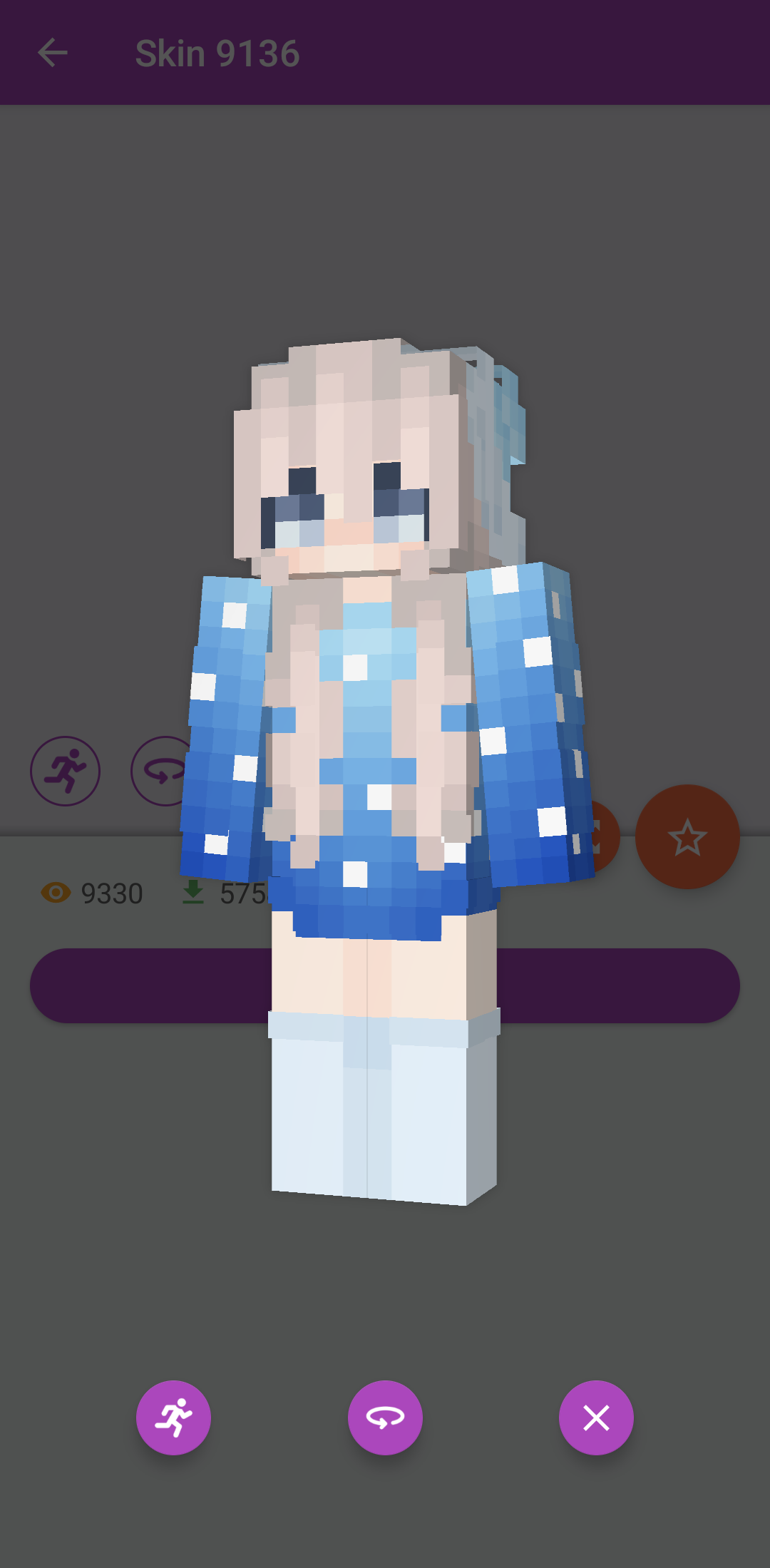 اسکرین شات 3 برنامه Girls Skins for Minecraft PE