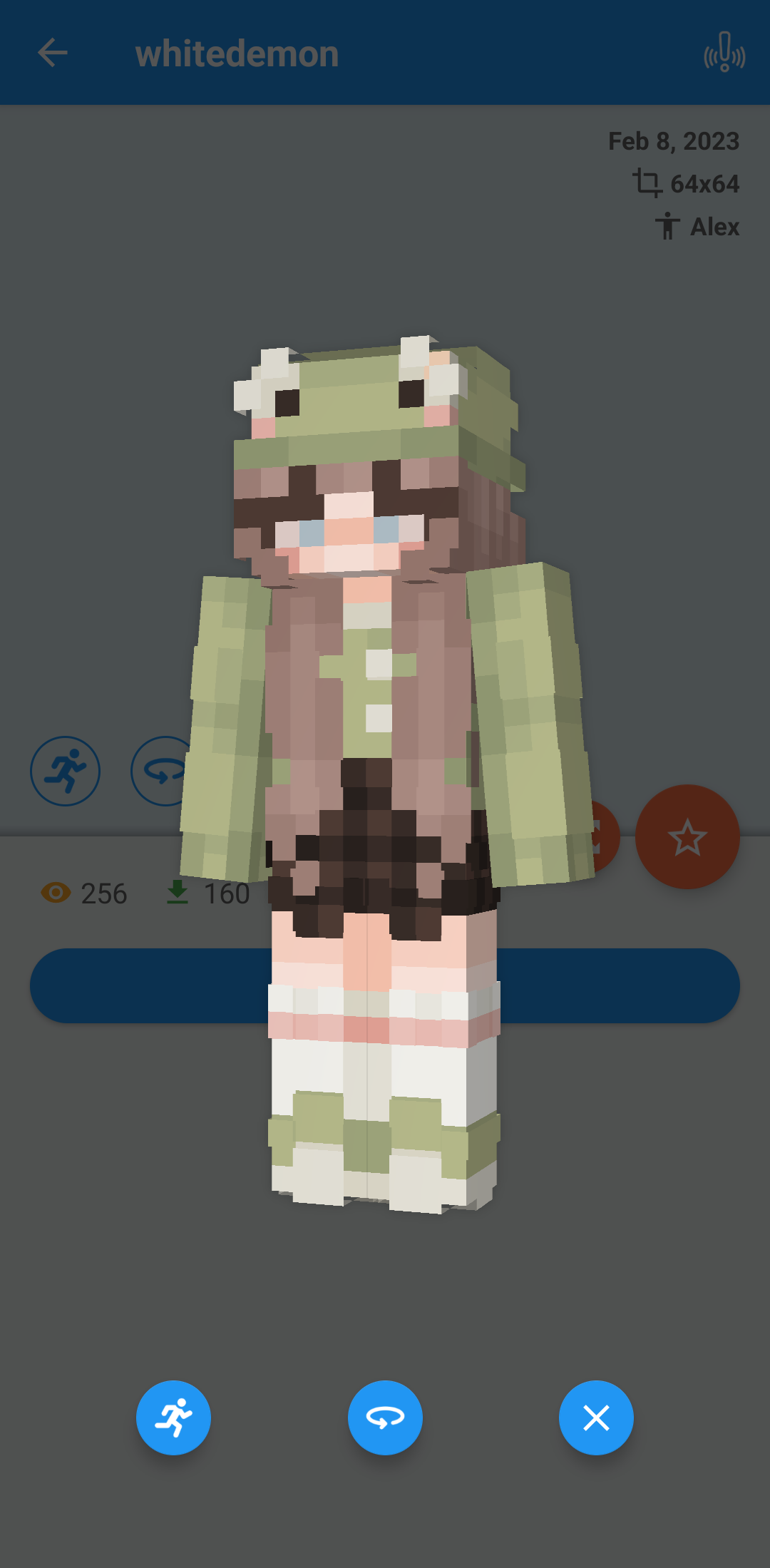 اسکرین شات 3 برنامه SkinLand - skins for Minecraft