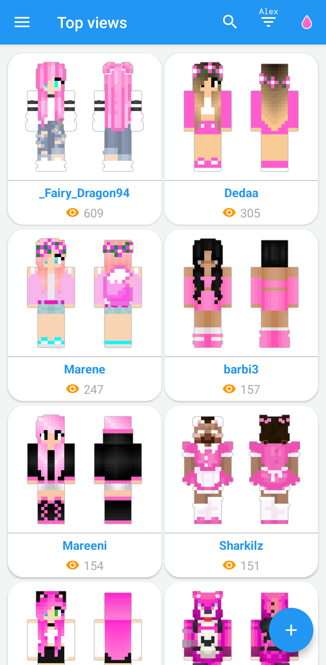 اسکرین شات 4 برنامه SkinLand - skins for Minecraft