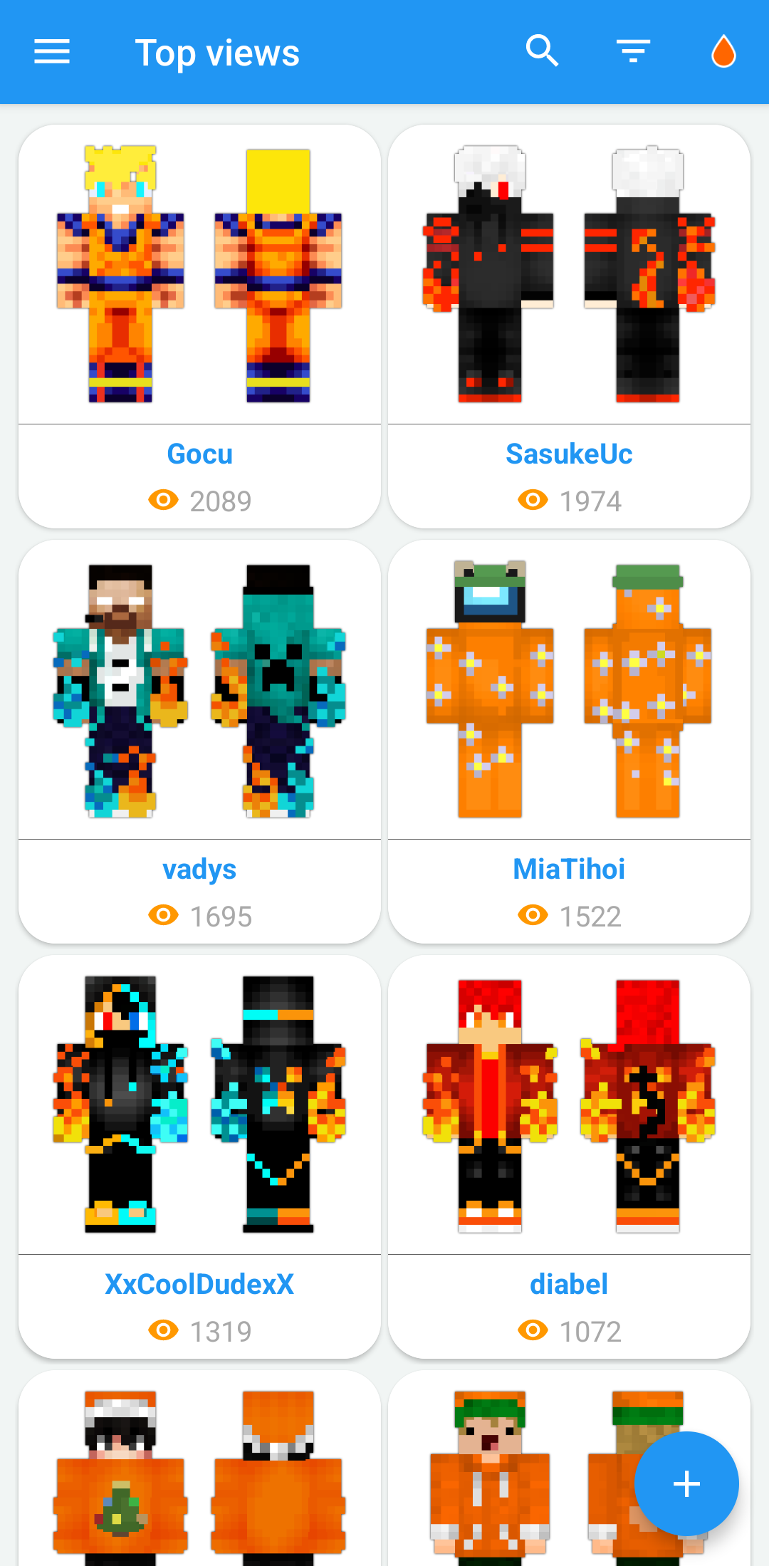 اسکرین شات 6 برنامه SkinLand - skins for Minecraft