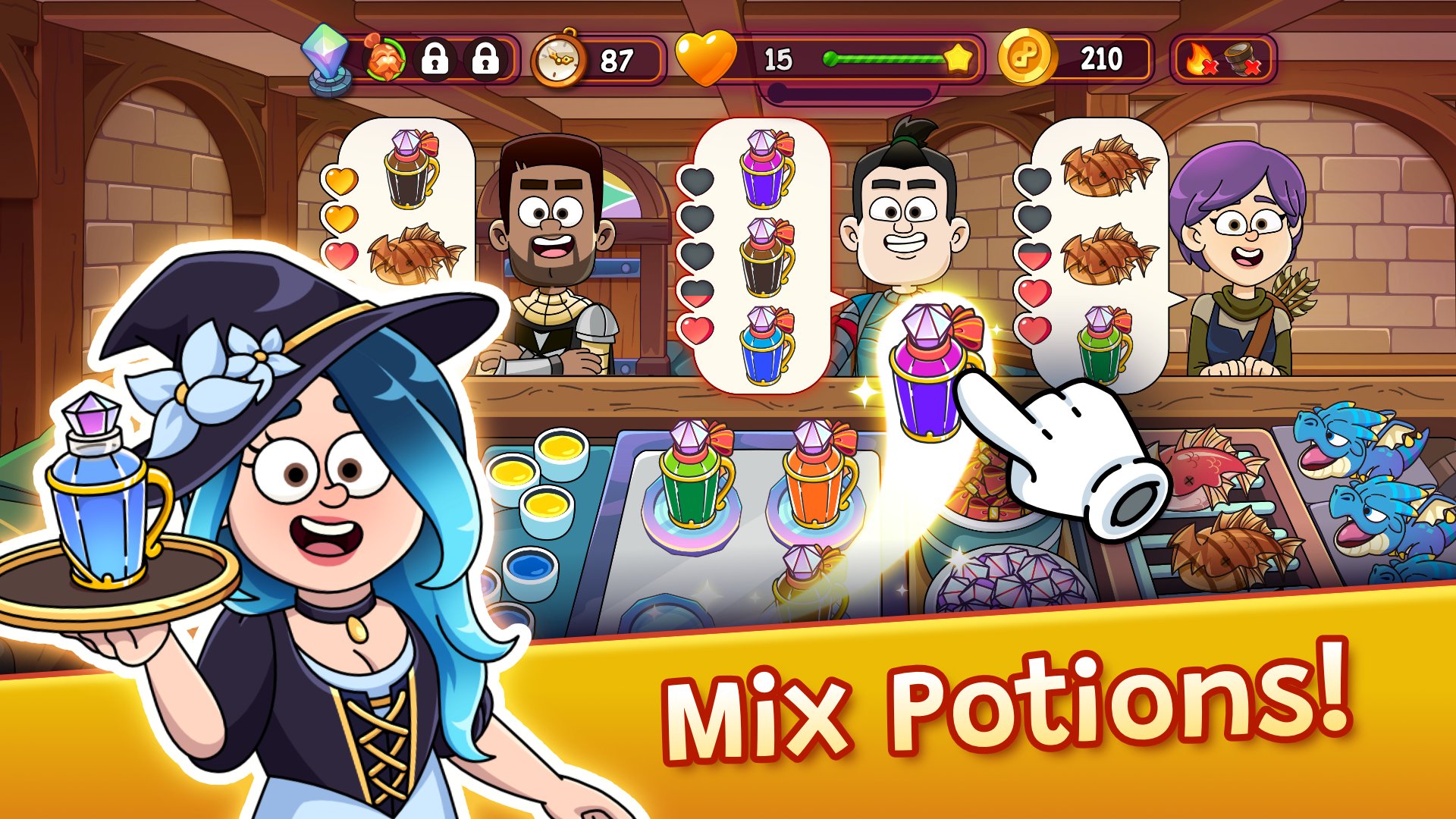اسکرین شات 1 بازی Potion Punch 2: Cooking Quest