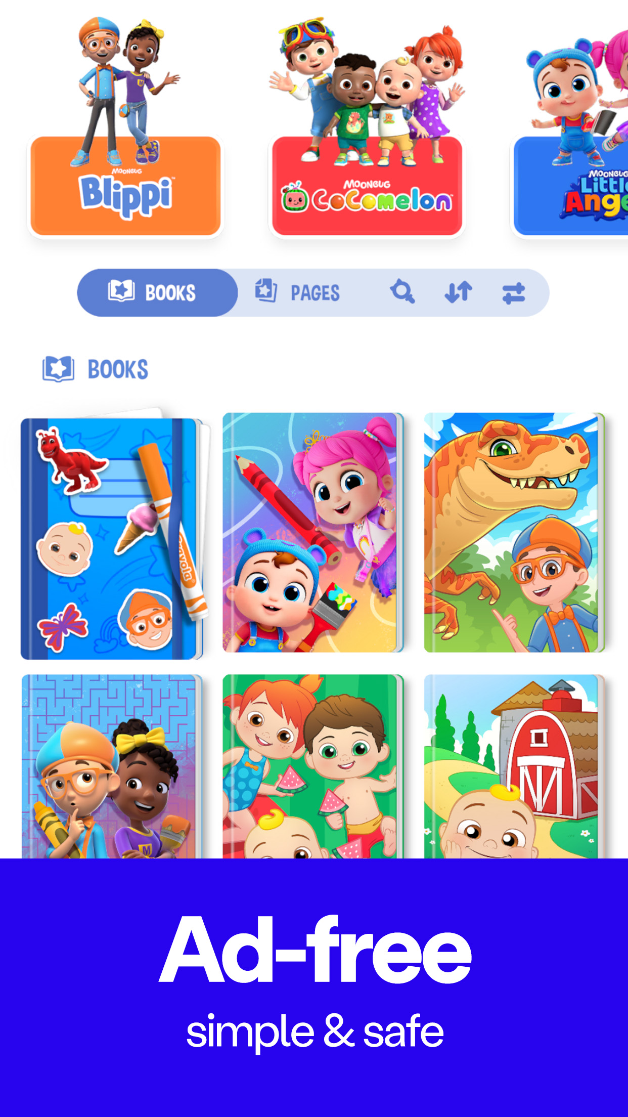 اسکرین شات 8 بازی Coloring with Blippi & Friends