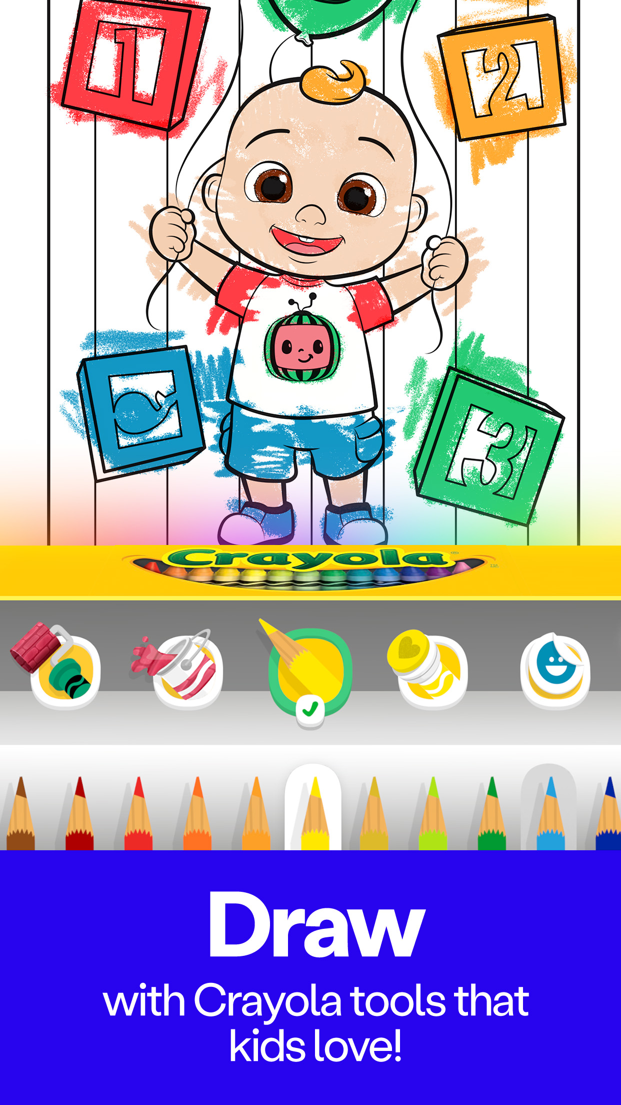 اسکرین شات 3 بازی Coloring with Blippi & Friends