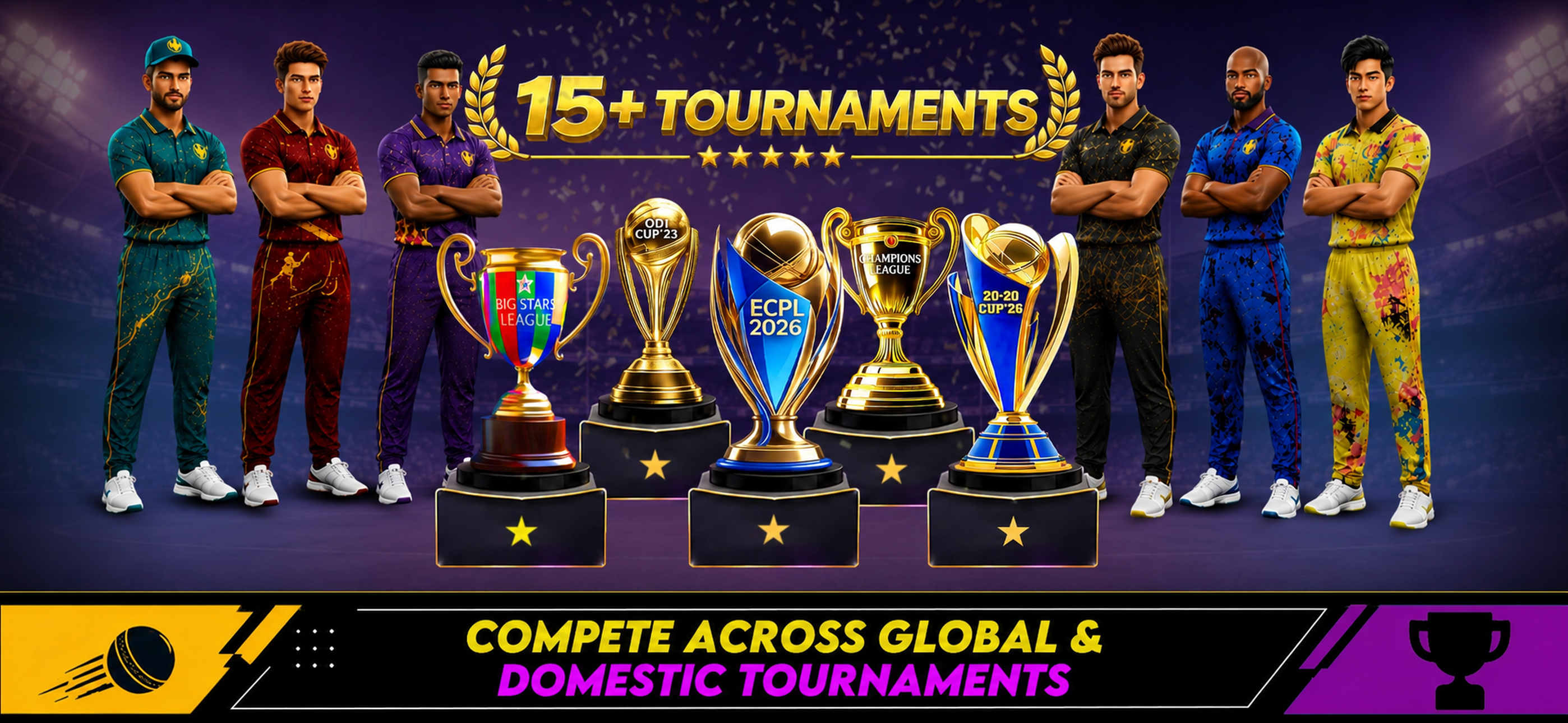 اسکرین شات 3 بازی Epic Cricket – Real 3D Game