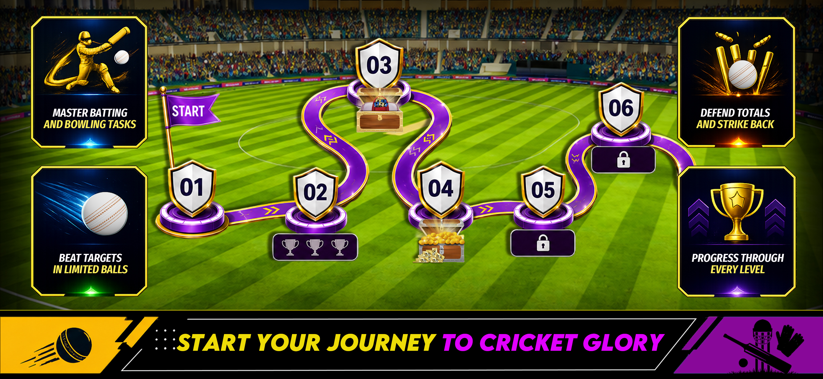 اسکرین شات 6 بازی Epic Cricket – Real 3D Game