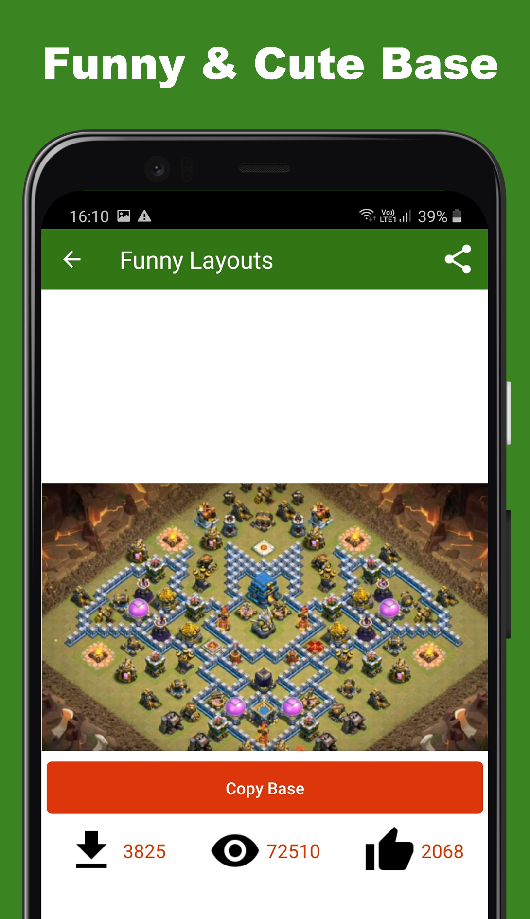 اسکرین شات 3 برنامه Maps of Clash of Clans 2026