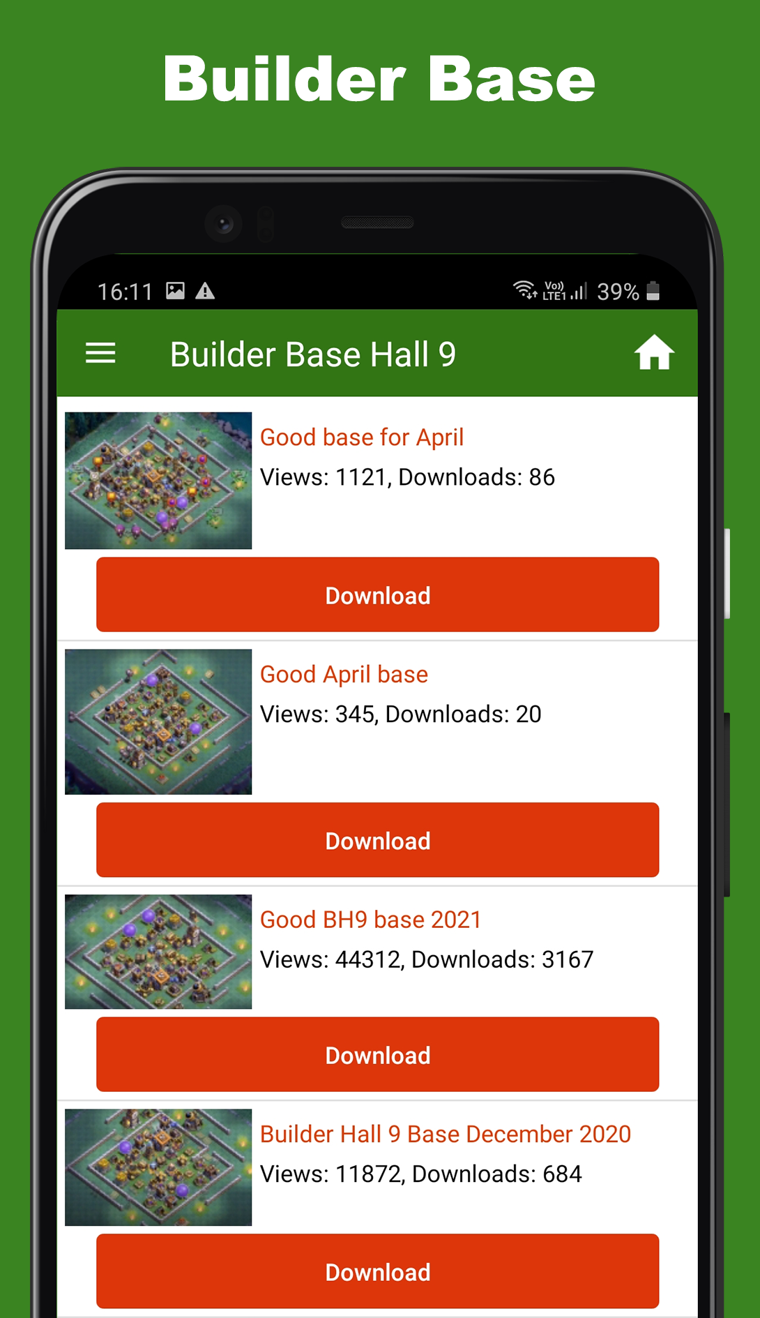 اسکرین شات 2 برنامه Maps of Clash of Clans 2026