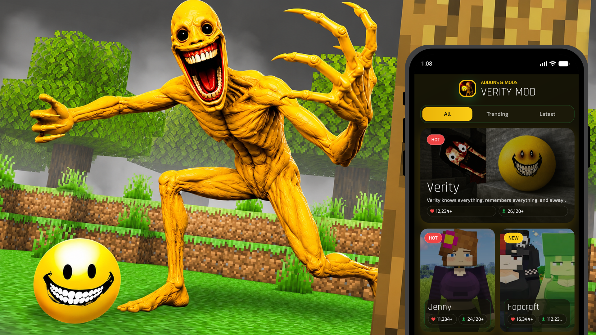 اسکرین شات 2 بازی Verity Mod for Minecraft PE BE
