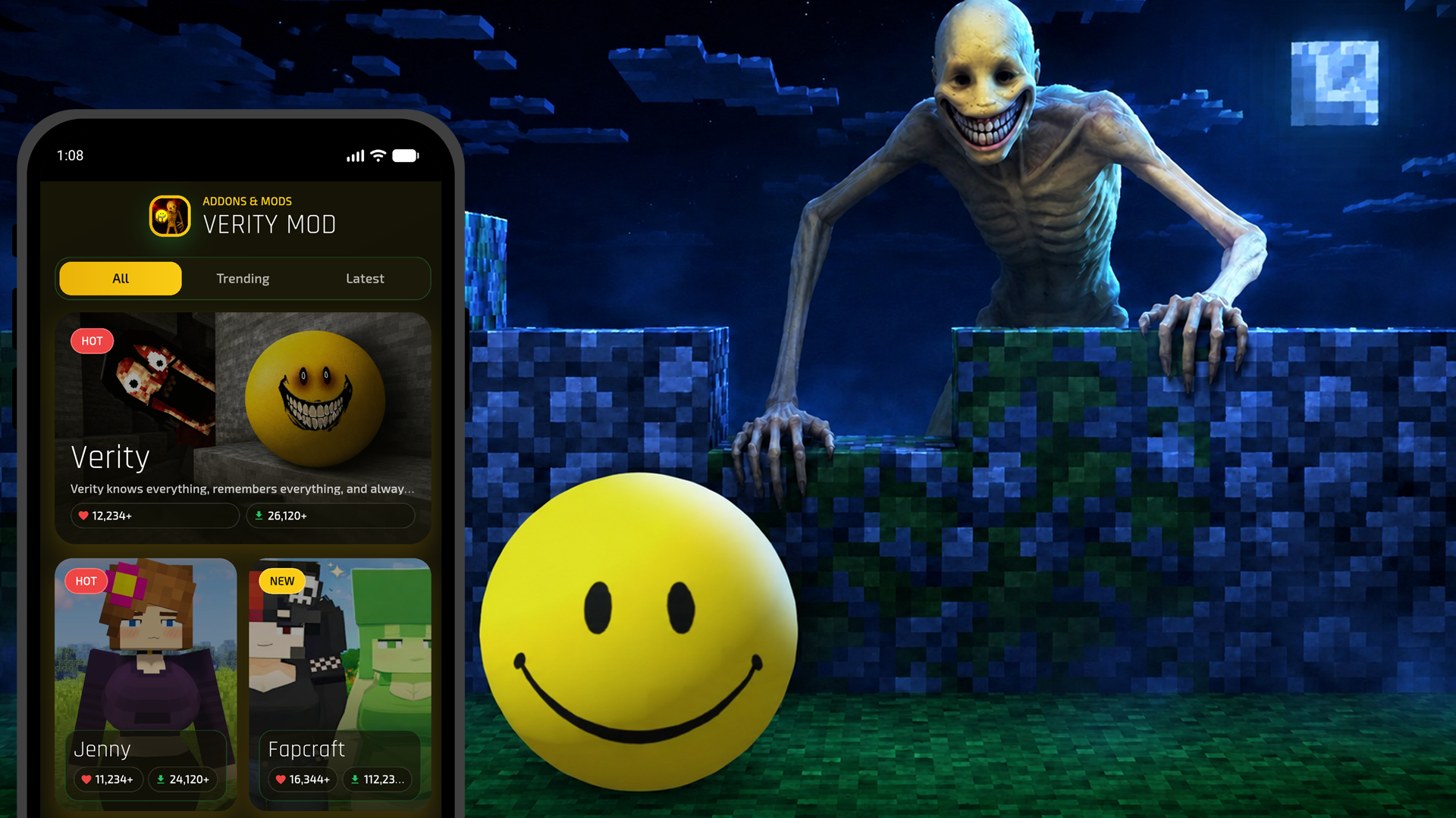 اسکرین شات 1 بازی Verity Mod for Minecraft PE BE