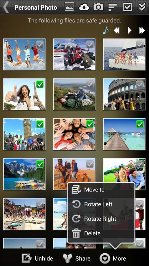 اسکرین شات 4 برنامه Gallery Lock (Hide pictures)