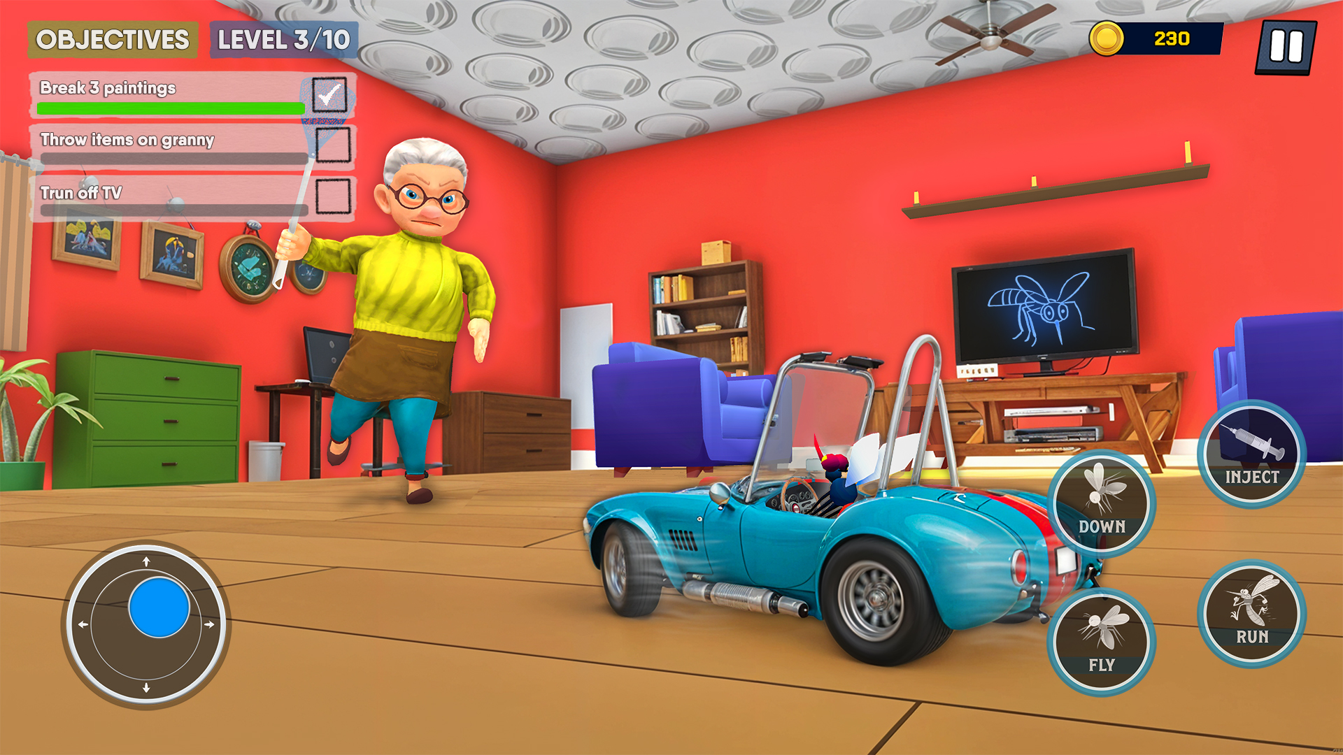 اسکرین شات 2 بازی Mosquito vs Granny