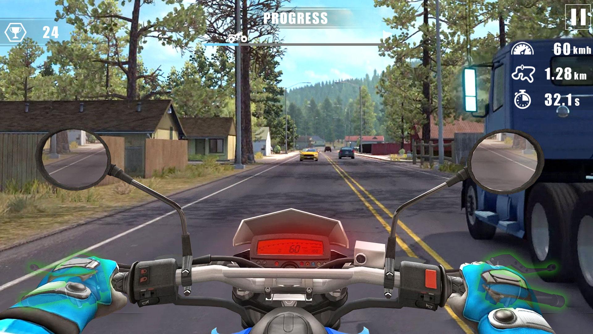 اسکرین شات 7 بازی Moto Bike Race : Driving Car