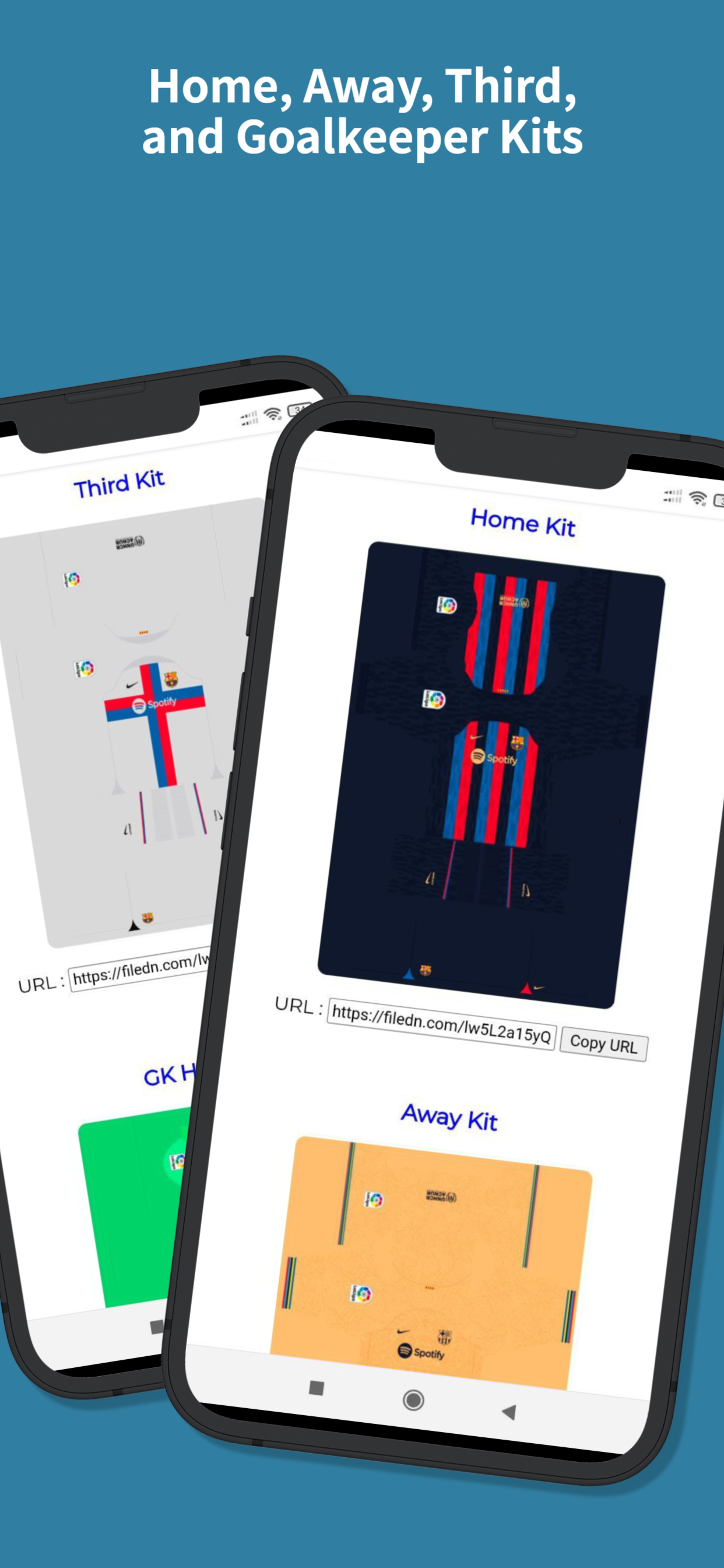 اسکرین شات 7 برنامه Kits Football League 23