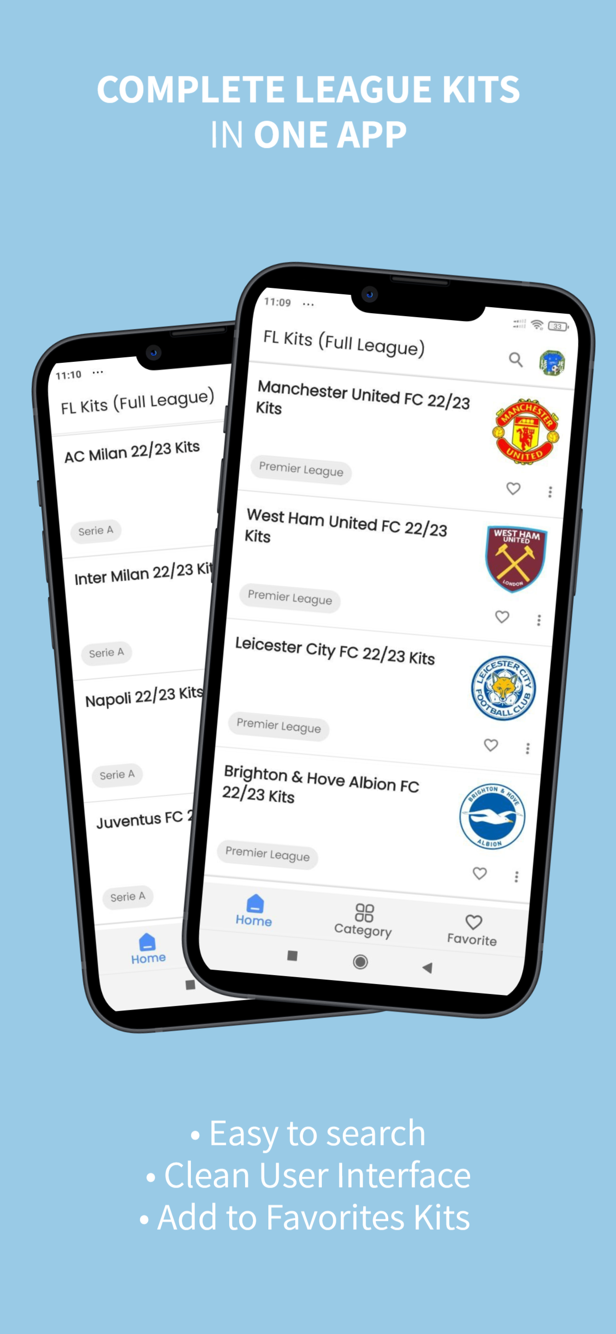 اسکرین شات 3 برنامه Kits Football League 23