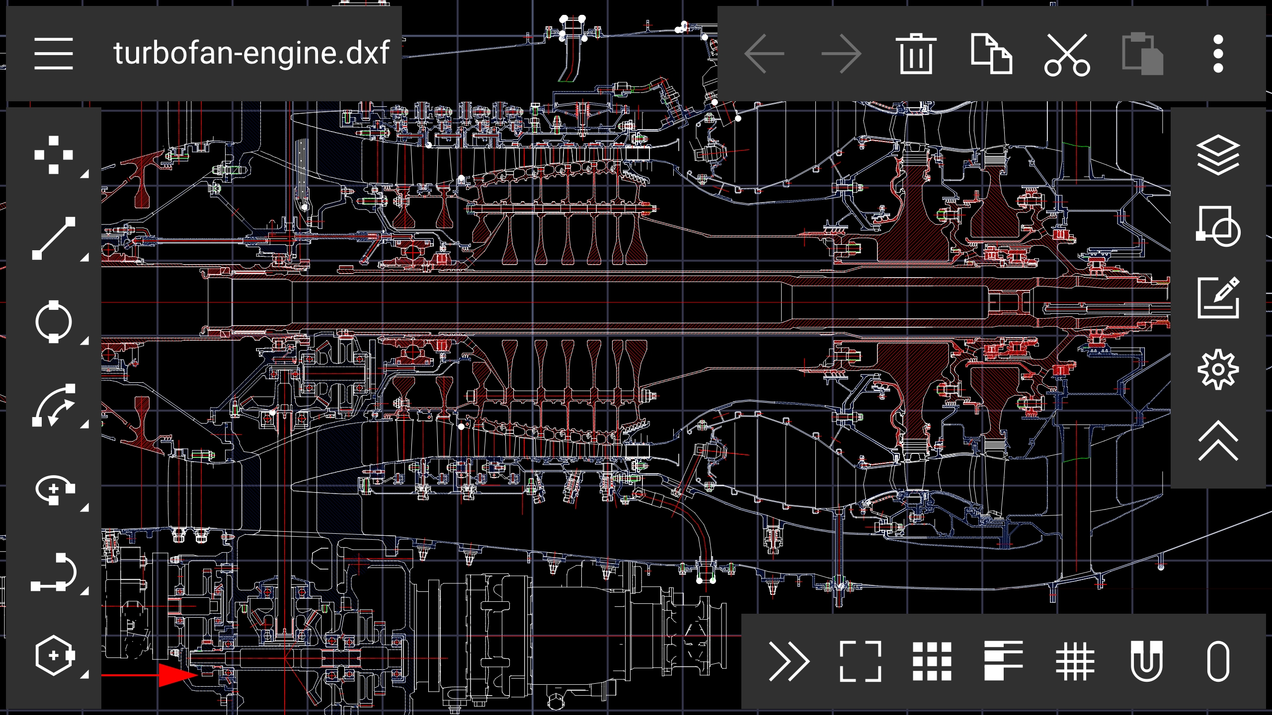 اسکرین شات 2 برنامه UVCAD - CAD 2D Draw & Drafting