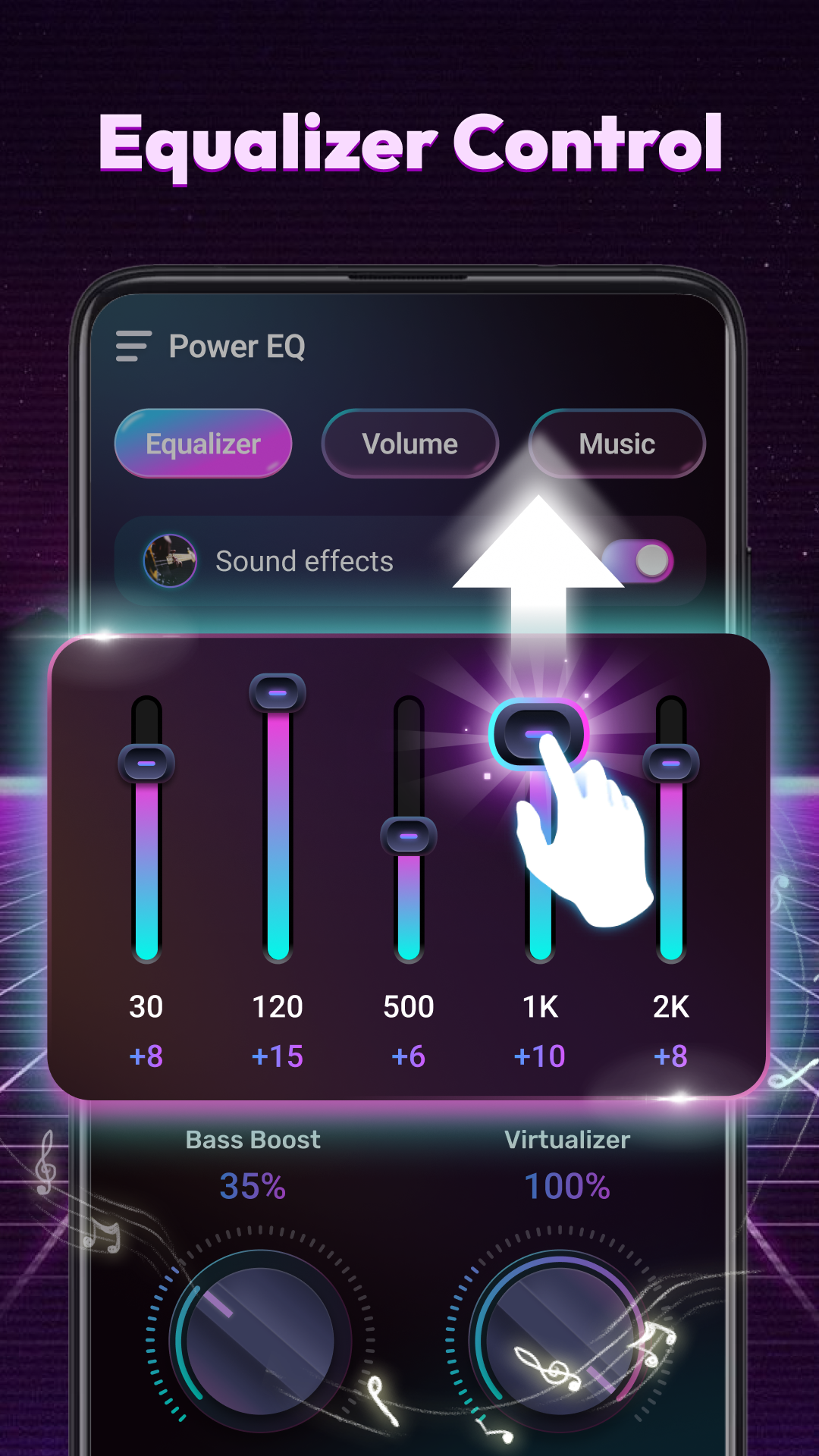 اسکرین شات 1 برنامه Power EQ