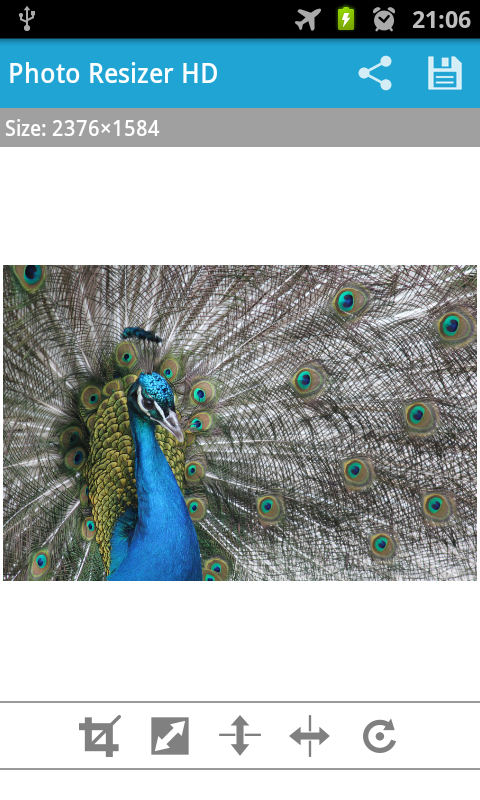 اسکرین شات 2 برنامه Photo Resizer HD