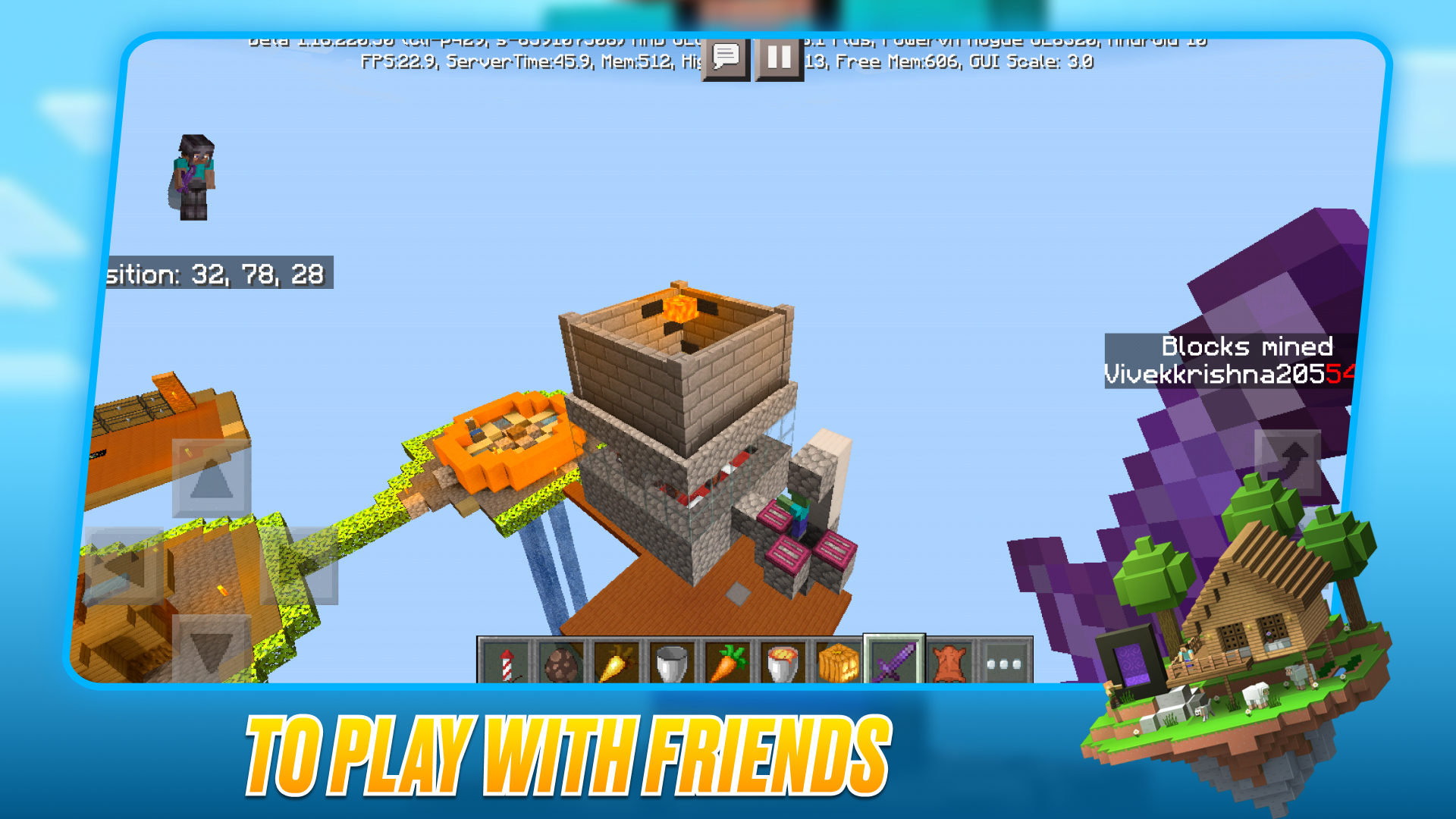 اسکرین شات 4 برنامه One Block Maps Minecraft 2025