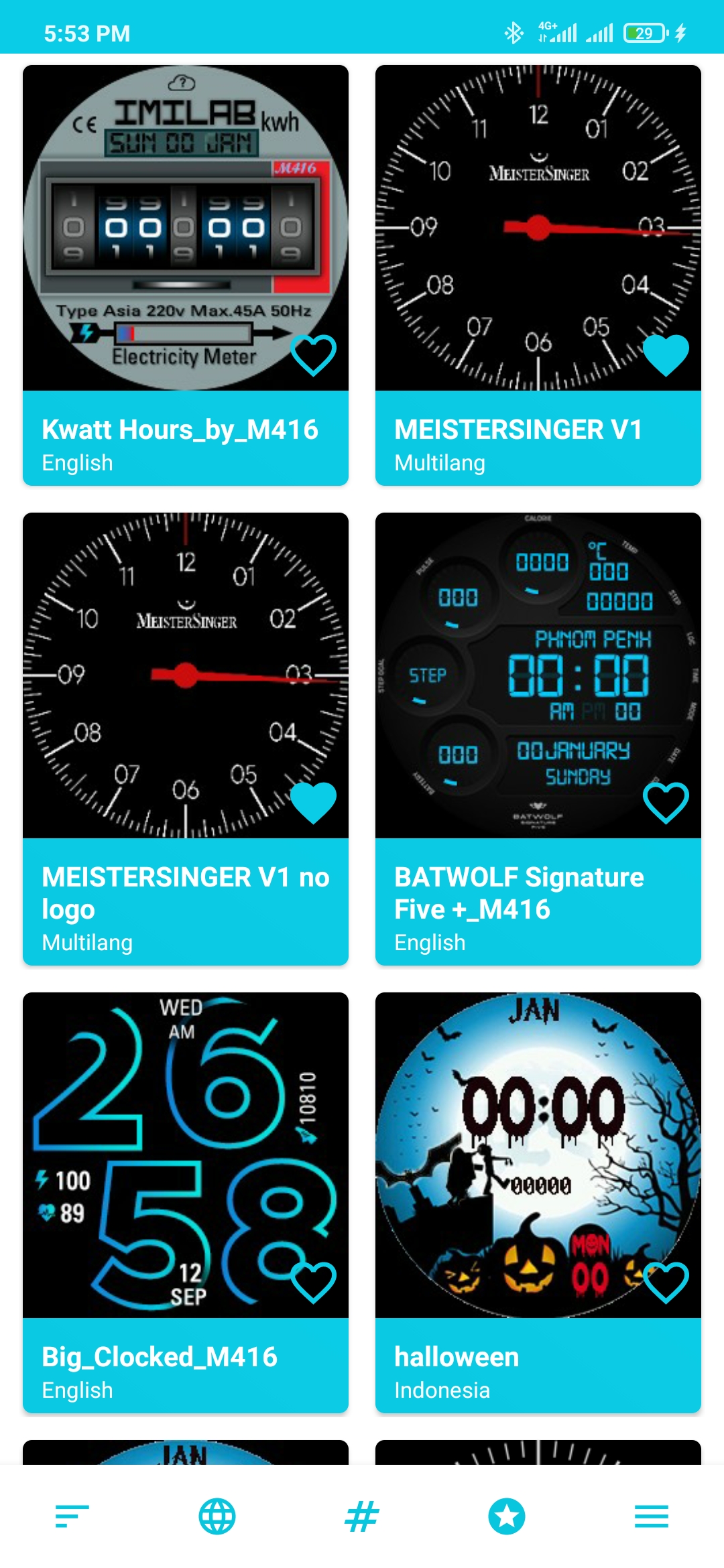 اسکرین شات 1 برنامه Haylou, IMILAB Watch Faces