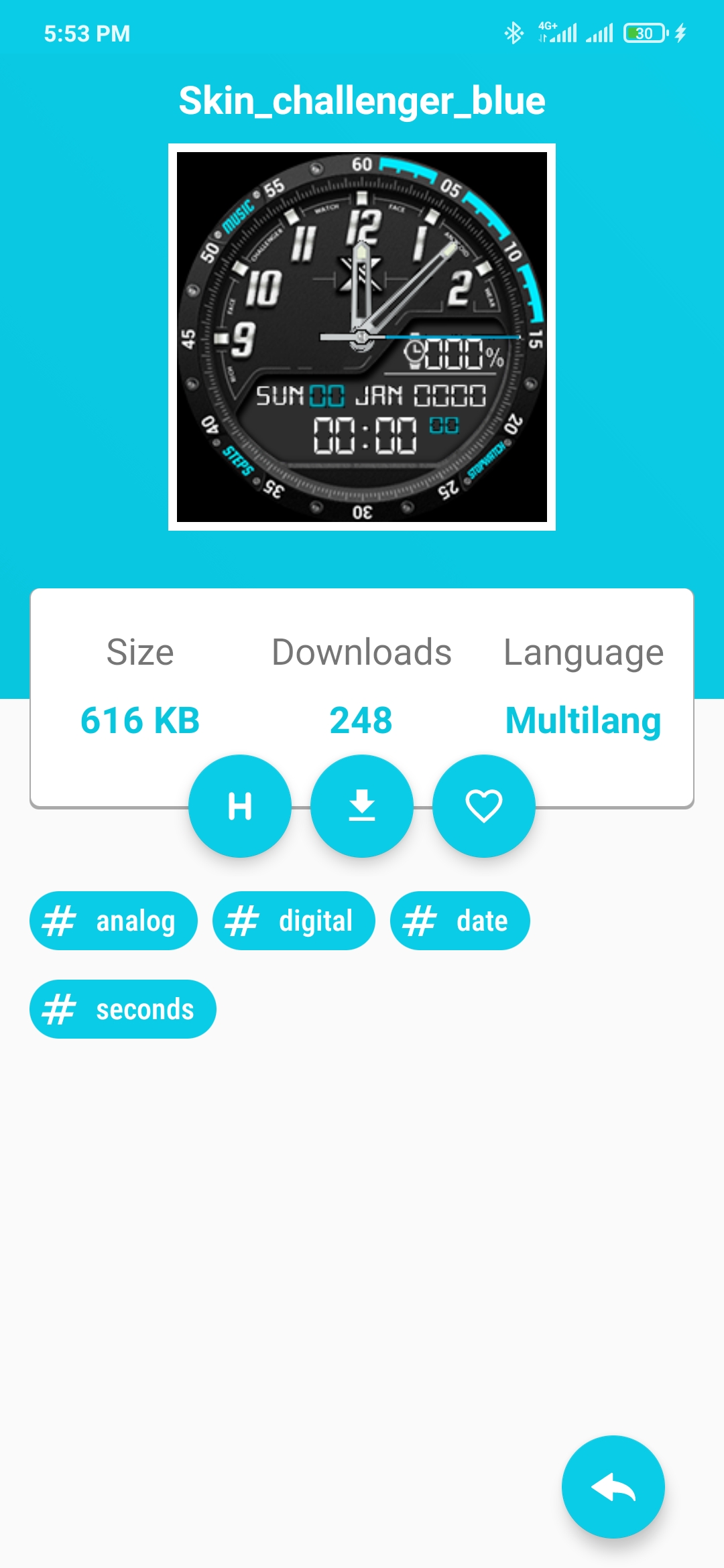اسکرین شات 2 برنامه Haylou, IMILAB Watch Faces