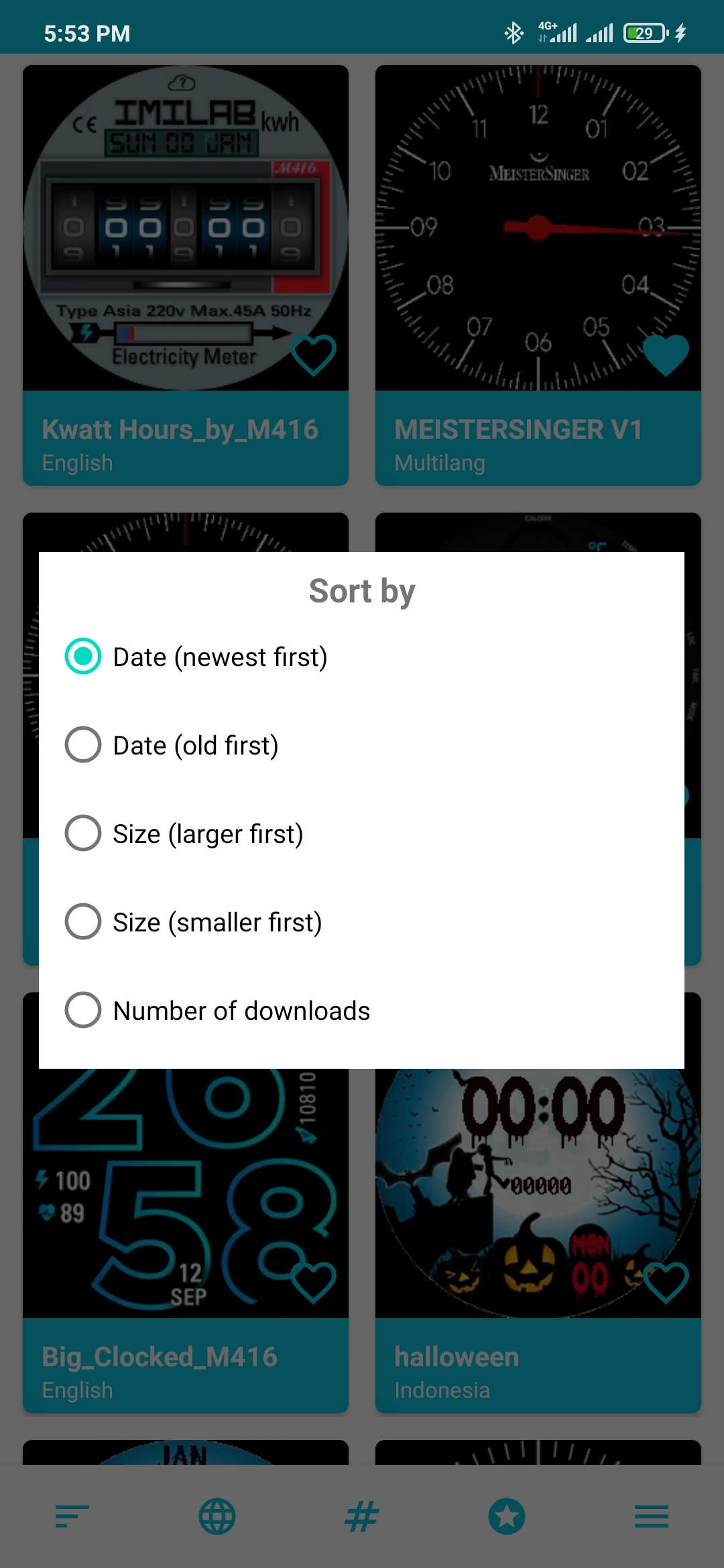 اسکرین شات 3 برنامه Haylou, IMILAB Watch Faces