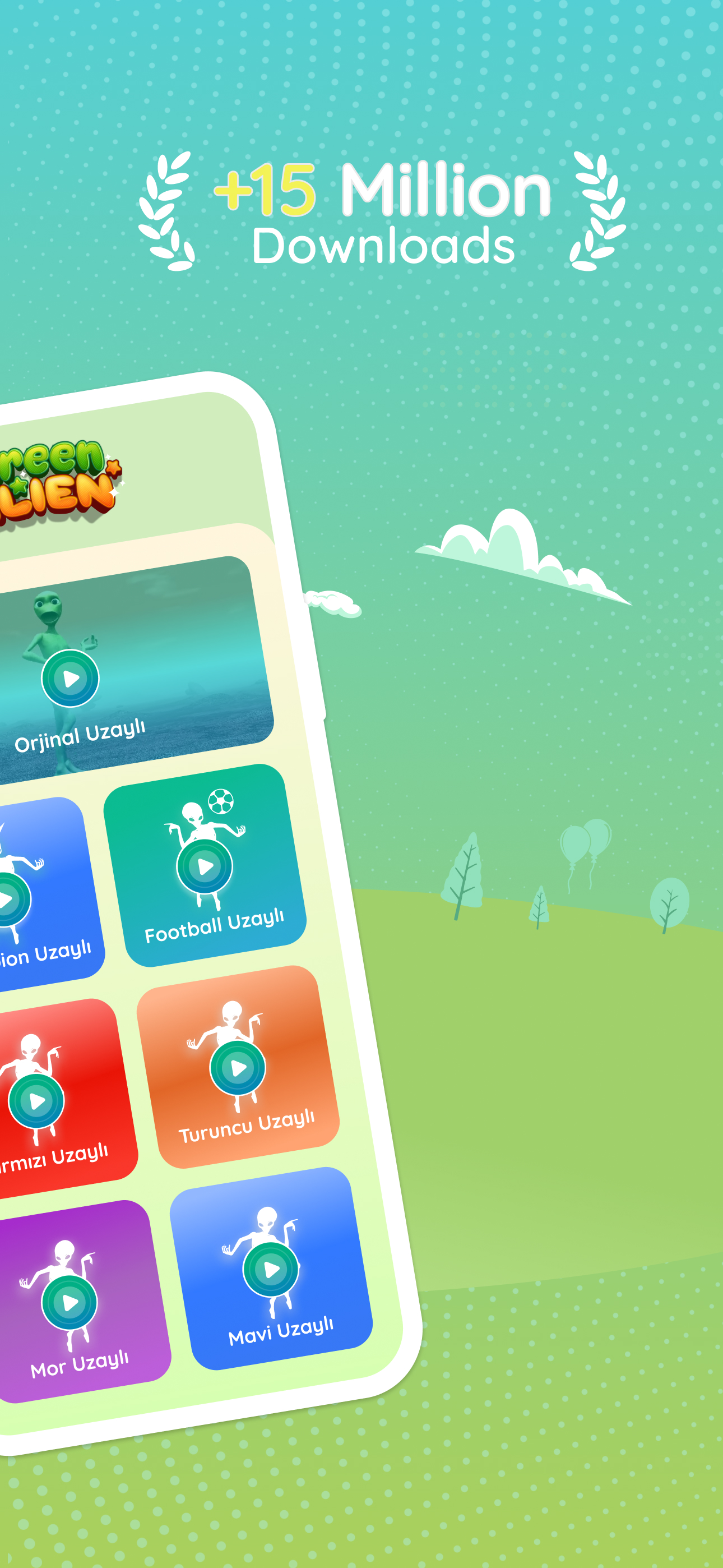 اسکرین شات 3 برنامه The green alien dance