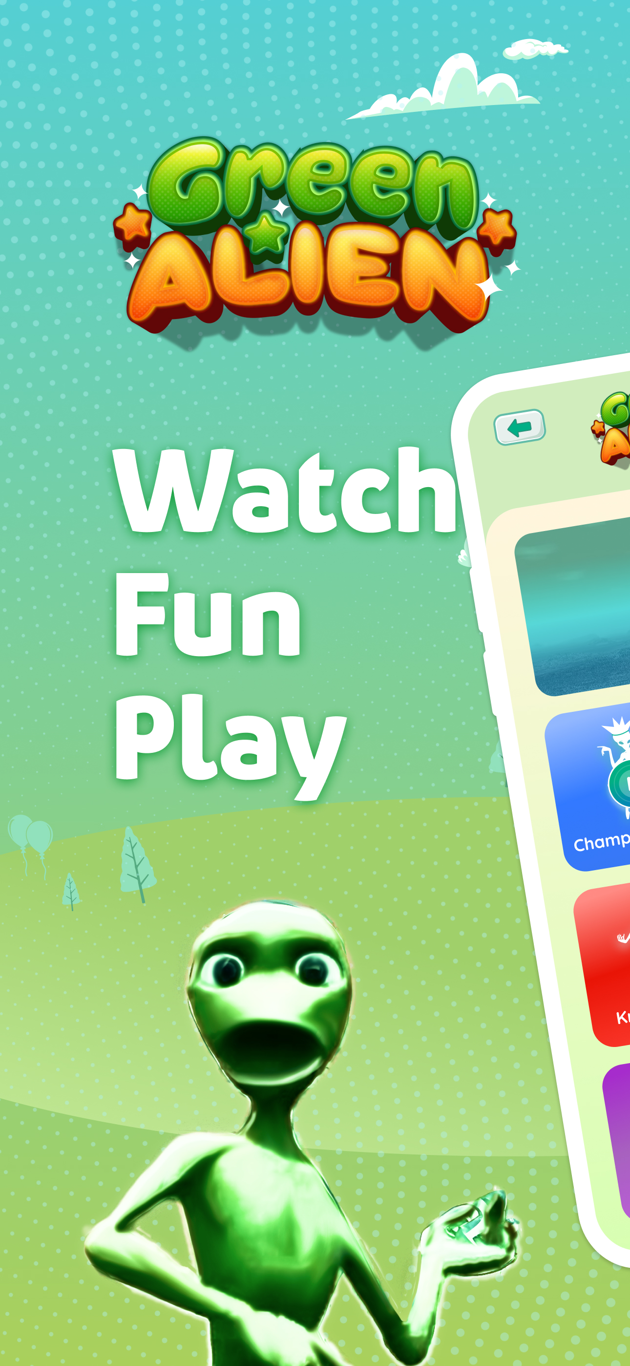 اسکرین شات 2 برنامه The green alien dance