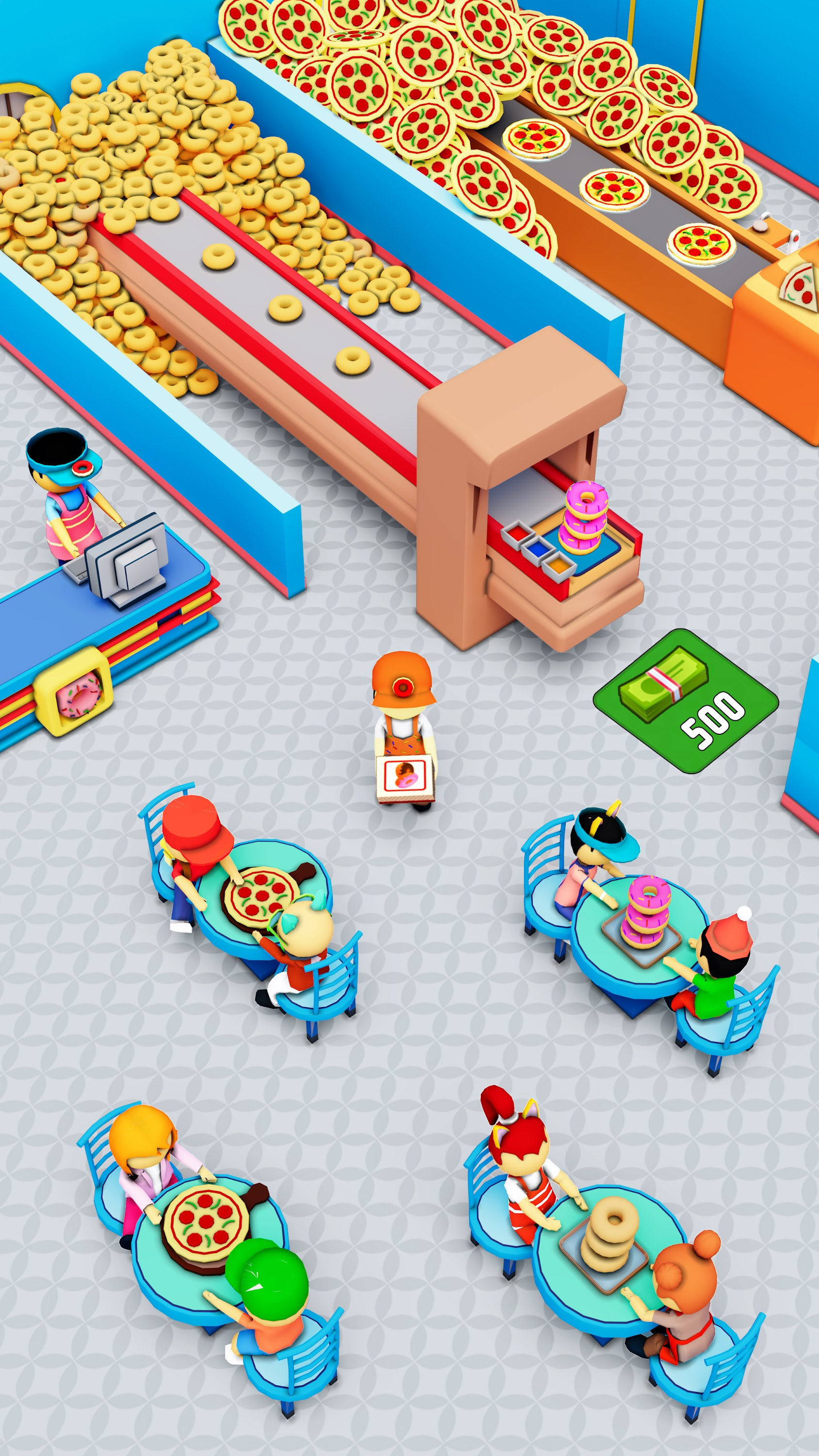 اسکرین شات 1 بازی Donut Empire:Idle Tycoon Games