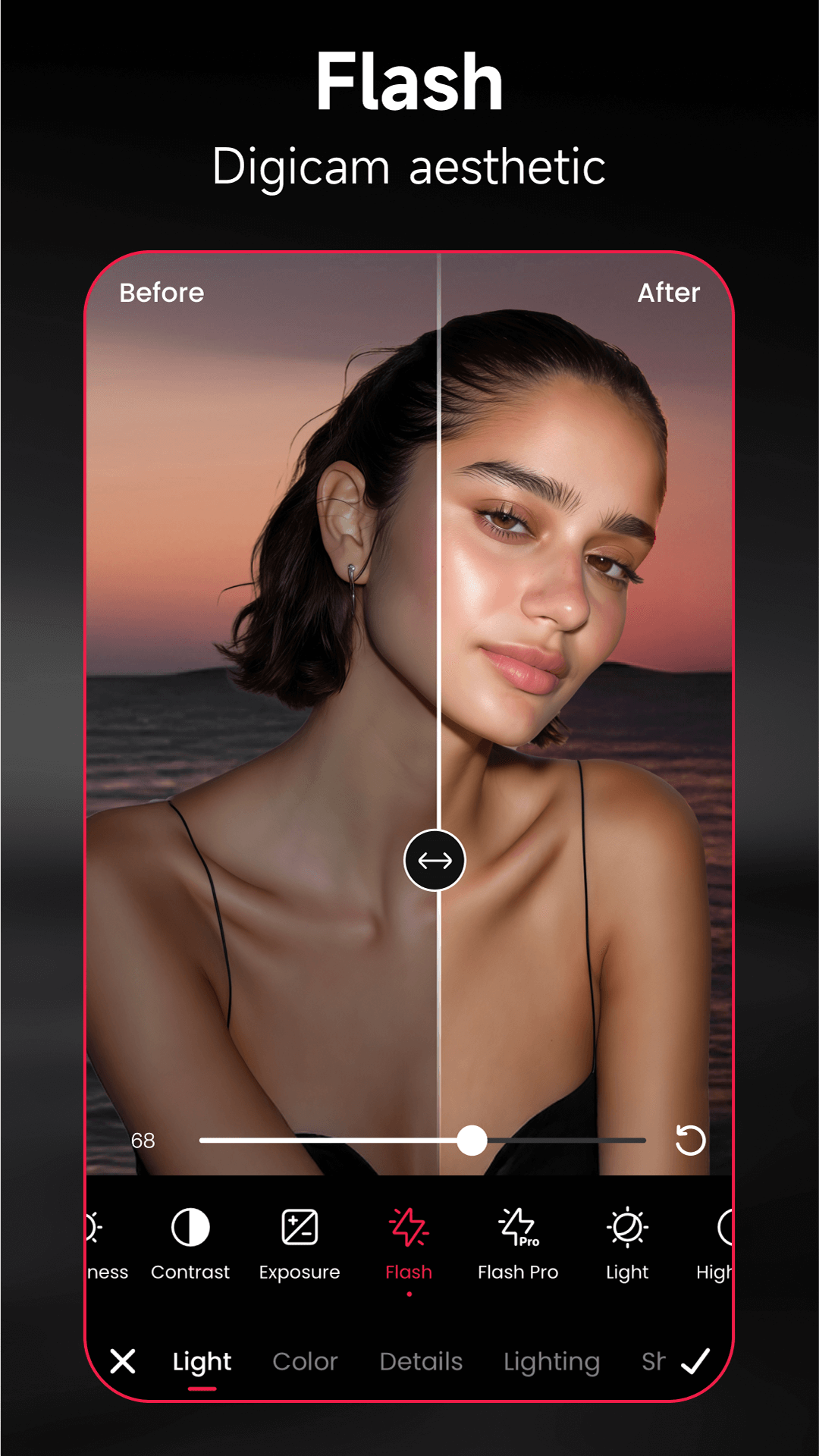 اسکرین شات 4 برنامه Meitu- AI Photo & Video Editor
