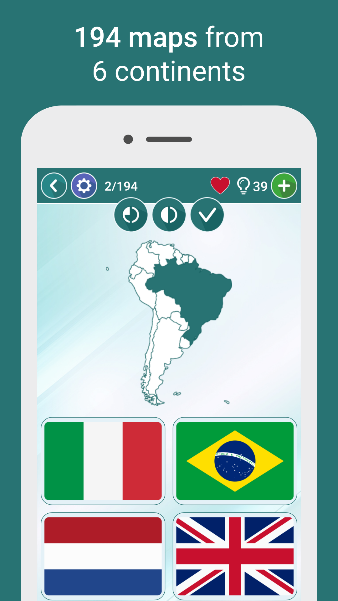 اسکرین شات 2 بازی World Geography Quiz