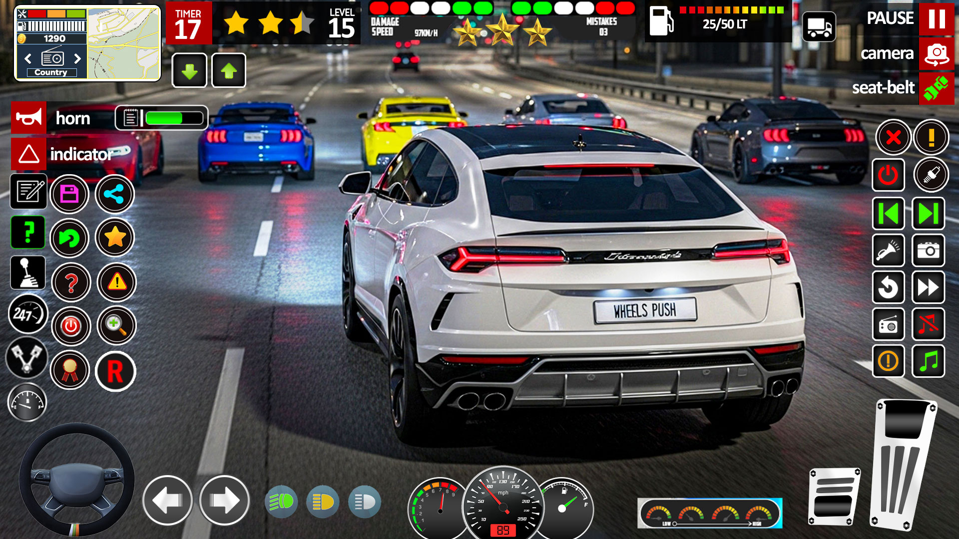 اسکرین شات 3 بازی Car Games: Car Driving School