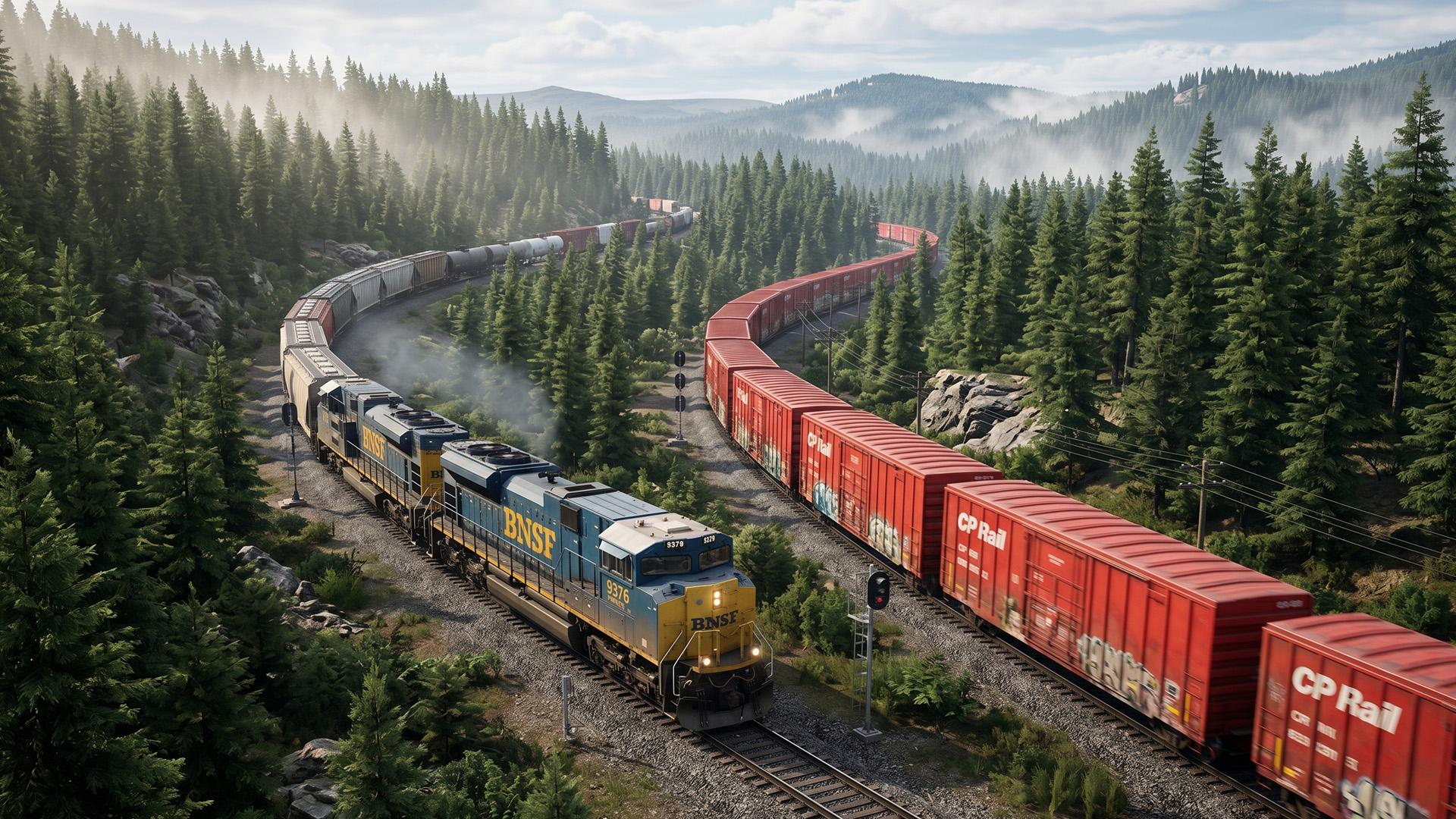 اسکرین شات 3 بازی Train Racing Games 3D 2 Player