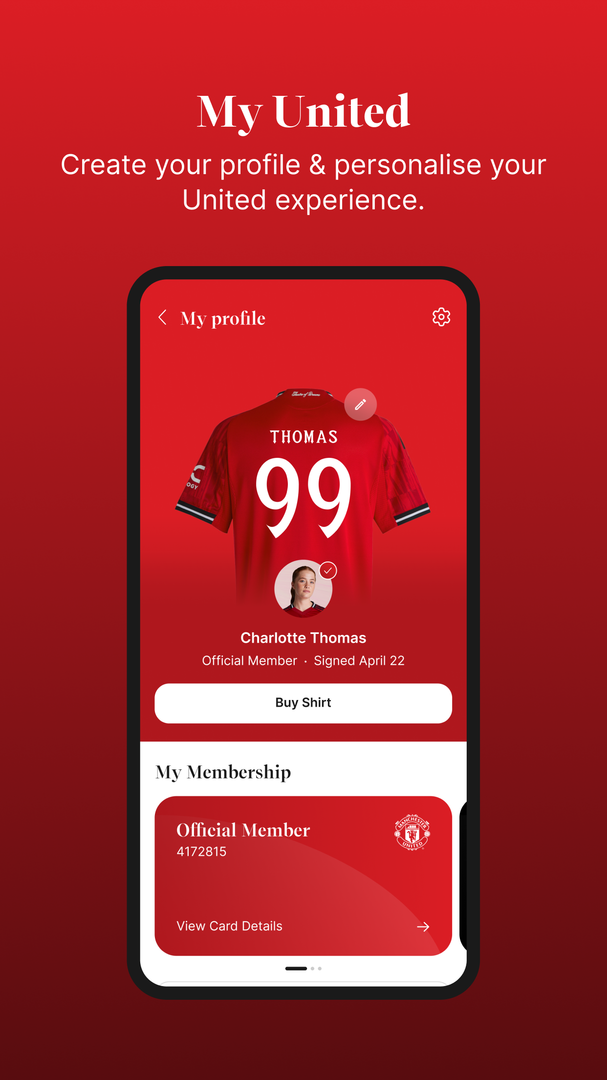 اسکرین شات 7 برنامه Manchester United Official App