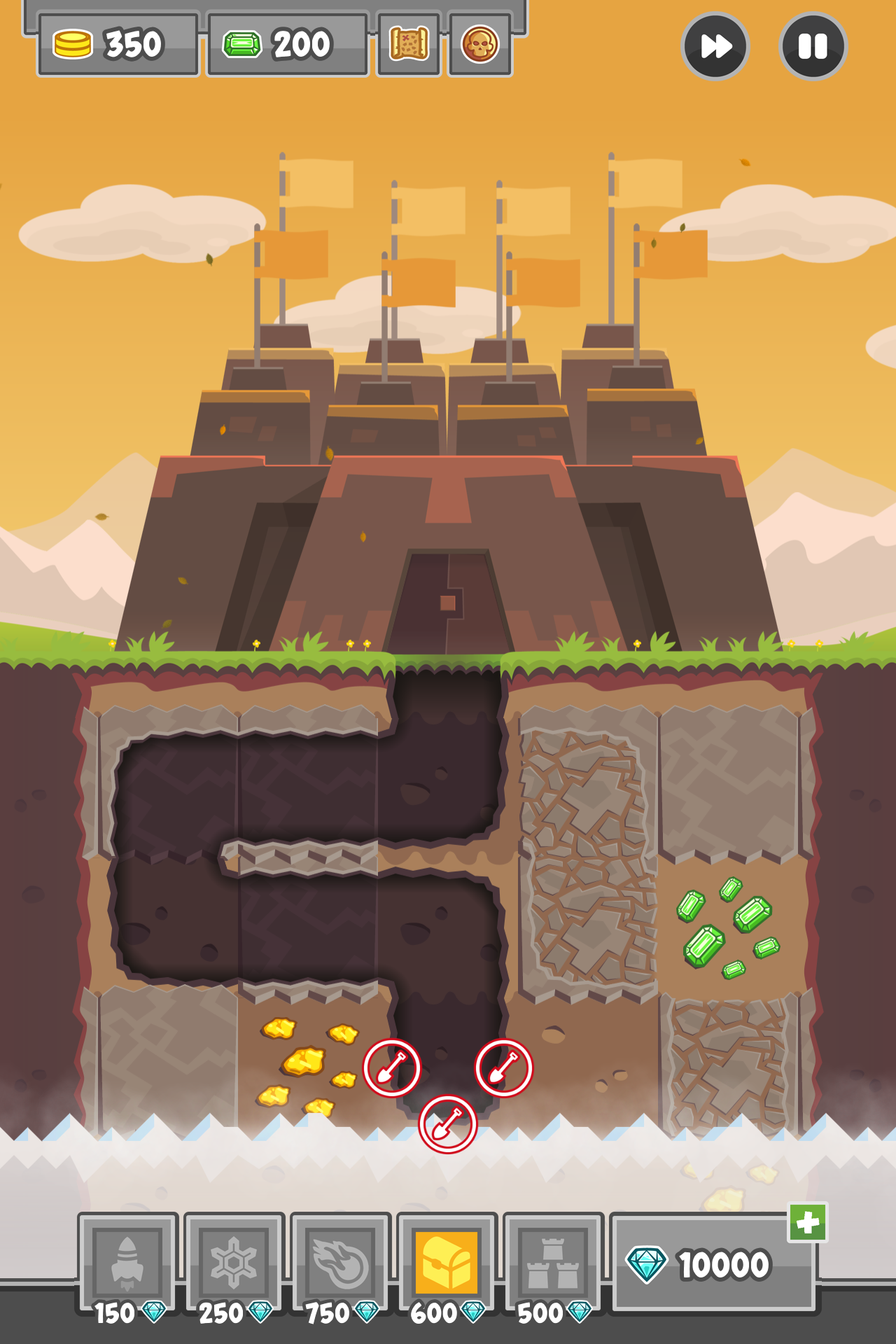 اسکرین شات 3 بازی Digfender: Tower Defense TD