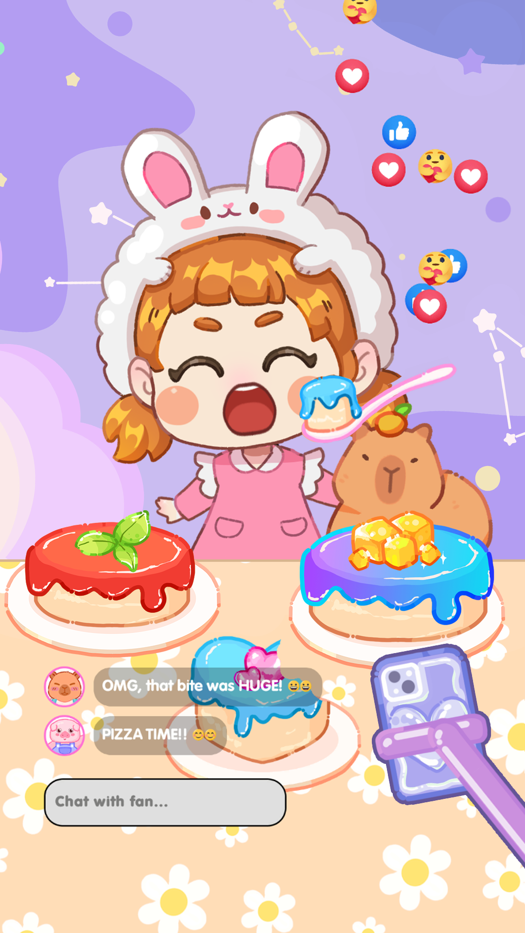اسکرین شات 2 بازی Cakeland: Mukbang ASMR
