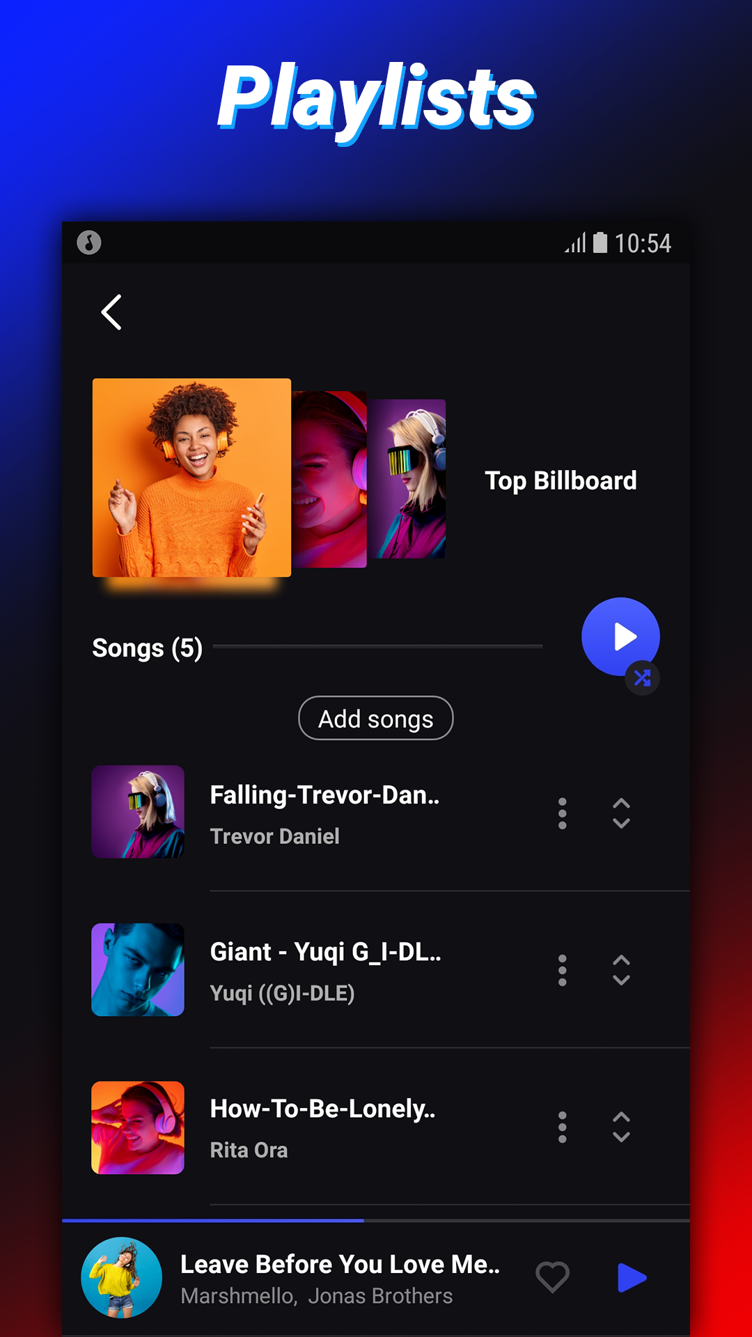 اسکرین شات 5 برنامه Mp3, Music Player