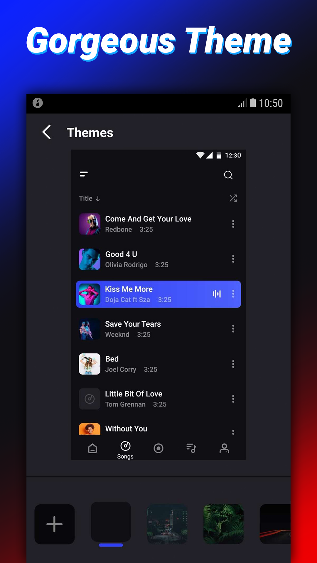 اسکرین شات 7 برنامه Mp3, Music Player