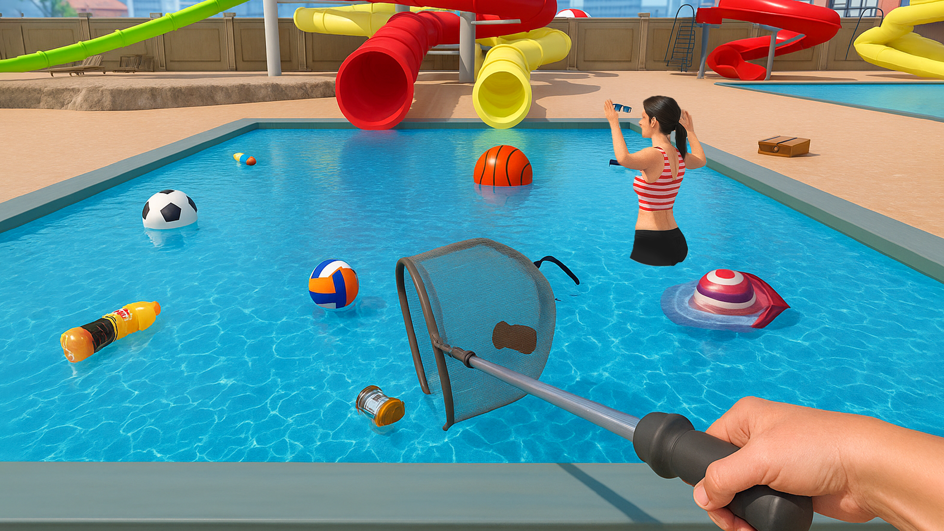 اسکرین شات 3 بازی Waterpark Fun Manager 3D