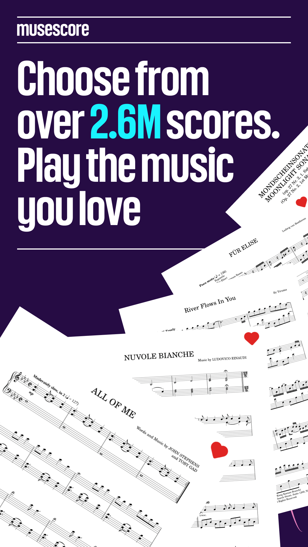اسکرین شات 1 برنامه MuseScore: Music Chords & Tabs