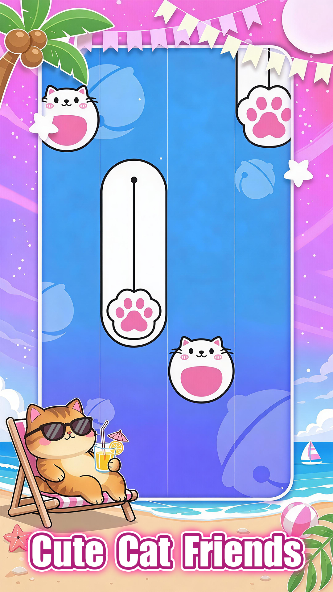 اسکرین شات 2 بازی Dreameow Tiles: Rhythm Cat