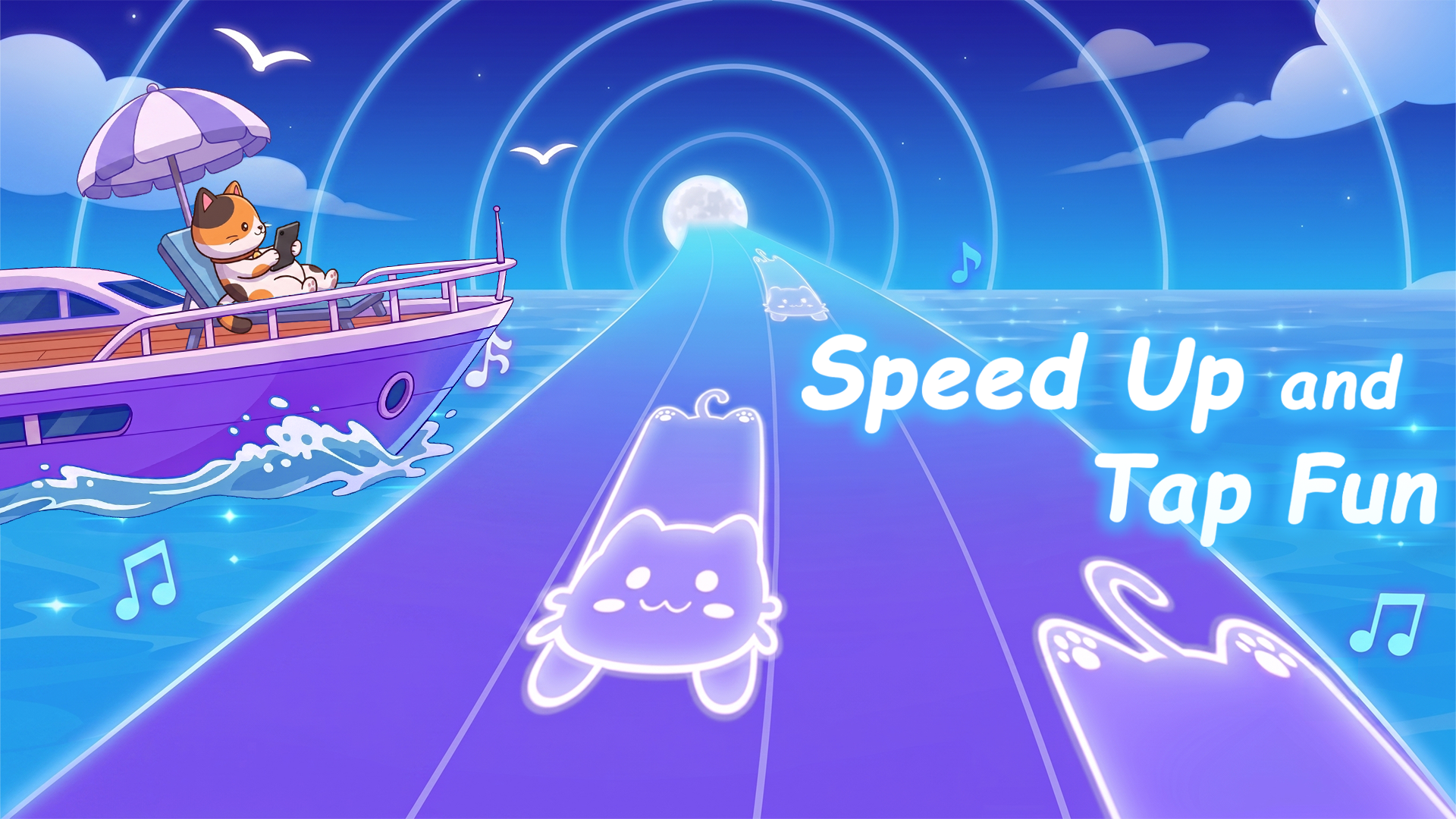 اسکرین شات 7 بازی Dreameow Tiles: Rhythm Cat