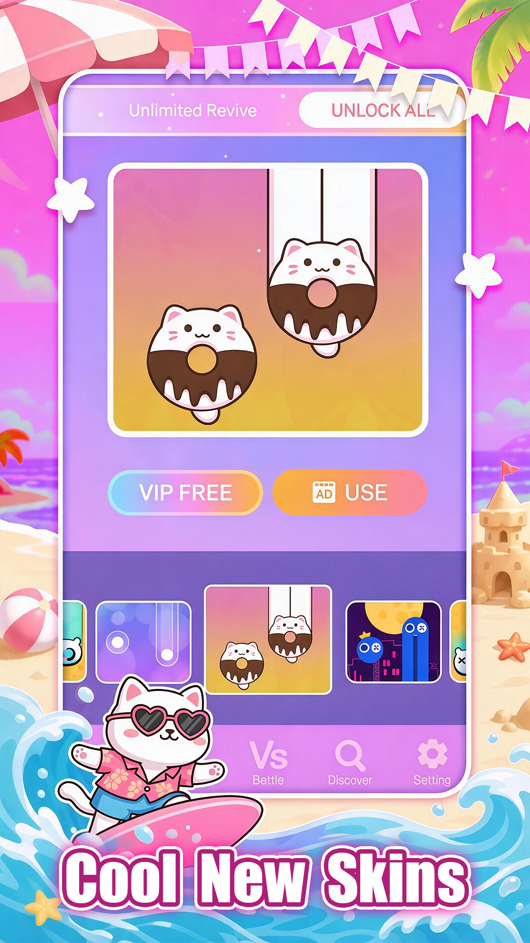اسکرین شات 3 بازی Dreameow Tiles: Rhythm Cat