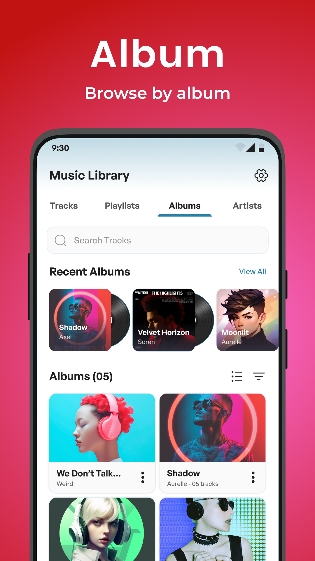 اسکرین شات 6 برنامه Music Player: Player Mp3 Music