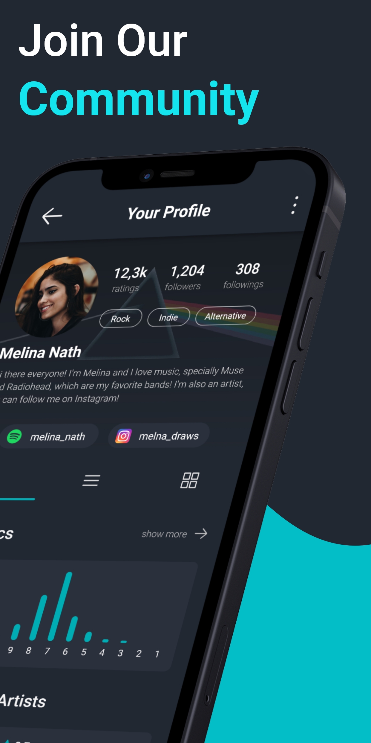 اسکرین شات 7 برنامه Musis - Rate Music for Spotify