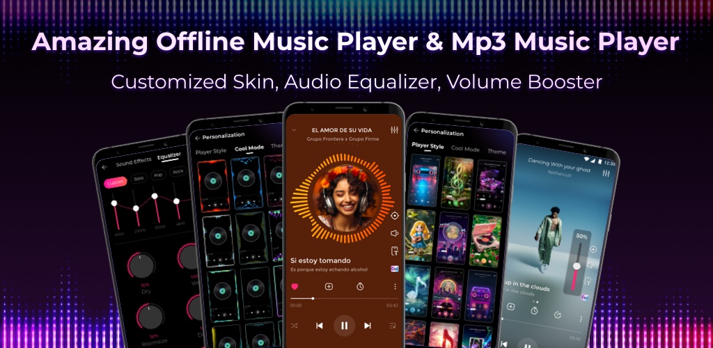 اسکرین شات 1 برنامه Offline Music Mp3 Player- Muso