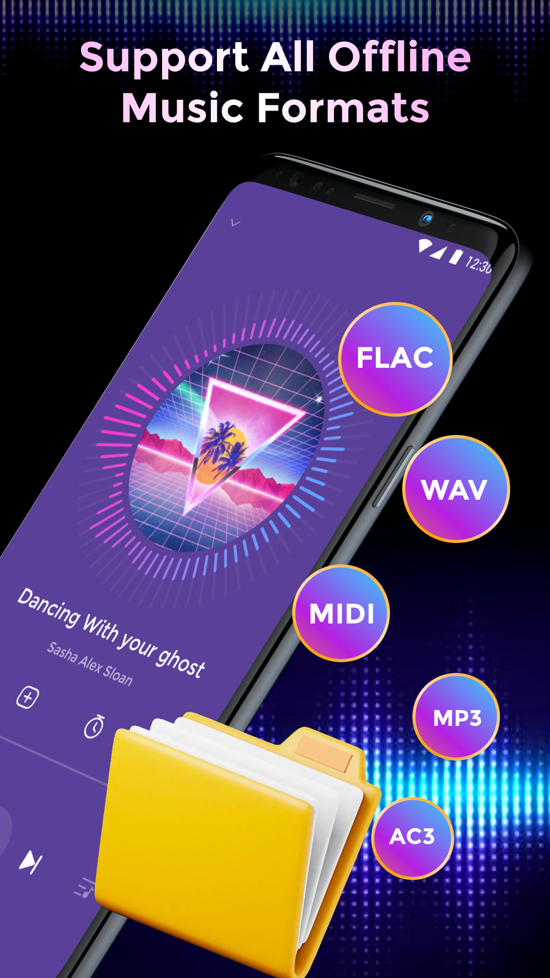اسکرین شات 3 برنامه Offline Music Mp3 Player- Muso