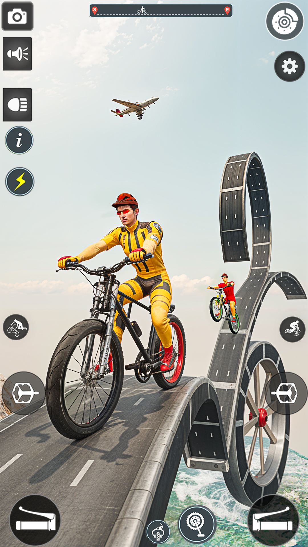 اسکرین شات 4 برنامه BMX Cycle Stunt Game 3D