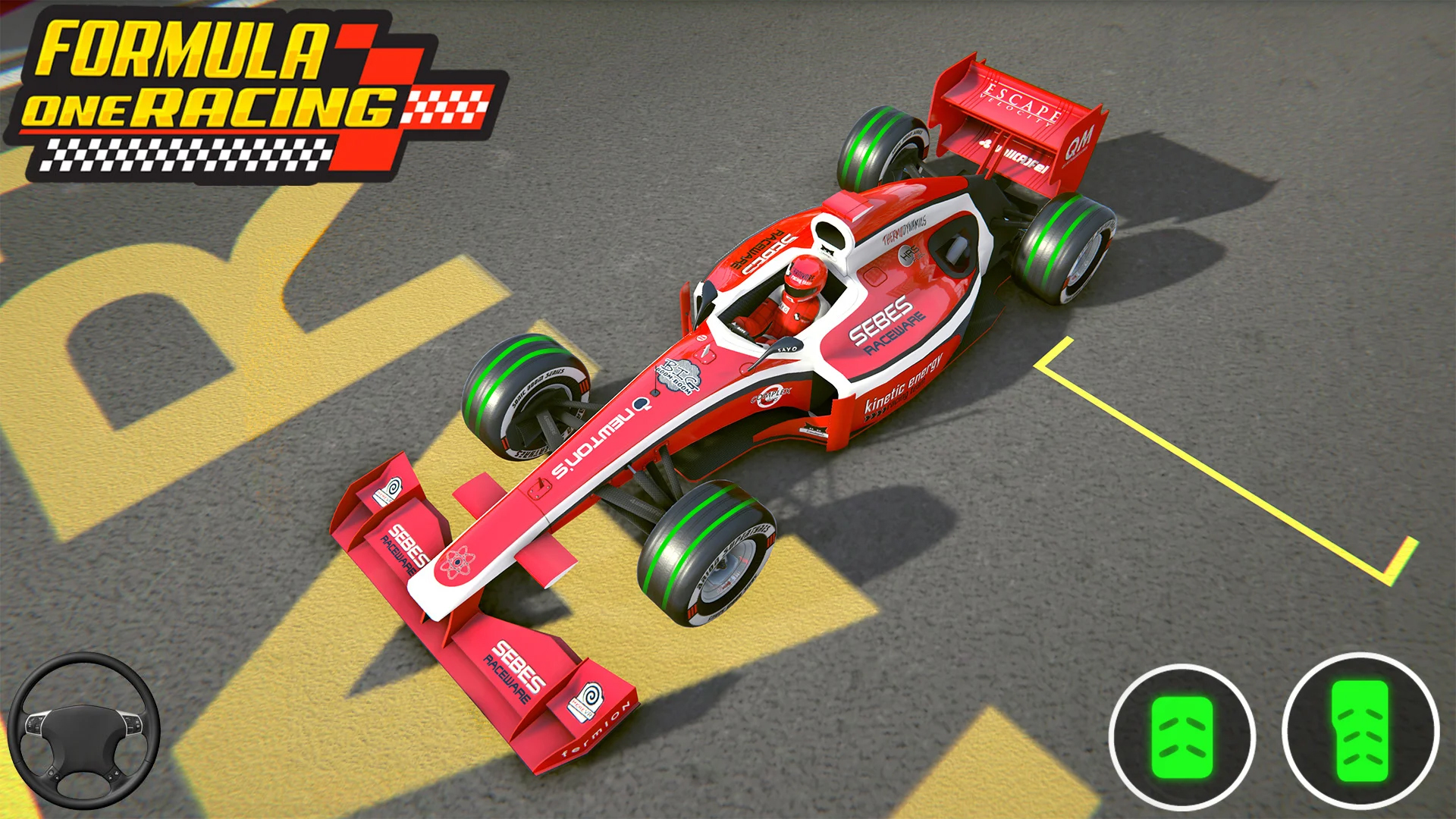 اسکرین شات 2 برنامه Formula Car Racing Mgs