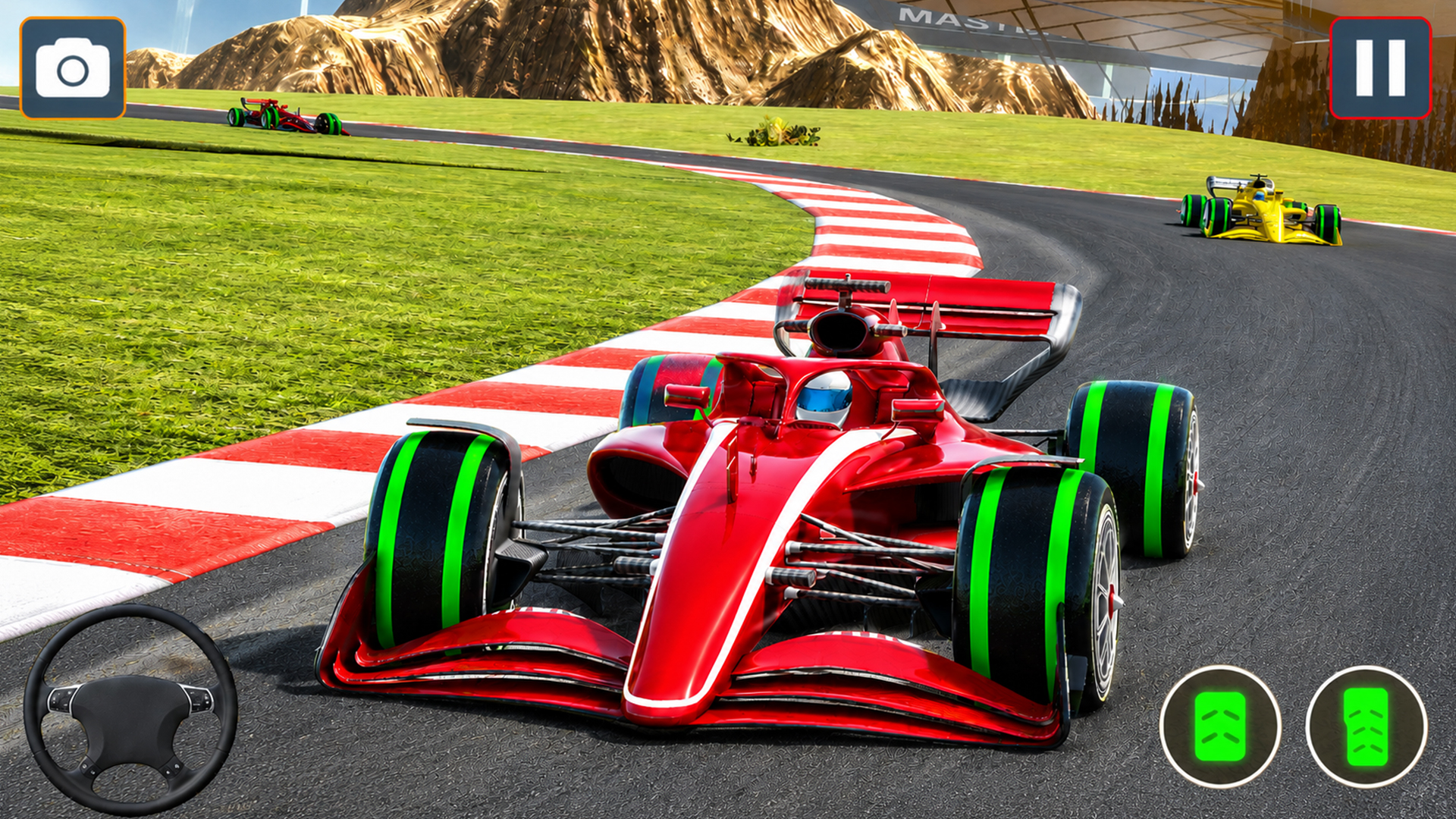 اسکرین شات 1 برنامه Formula Car Racing Mgs