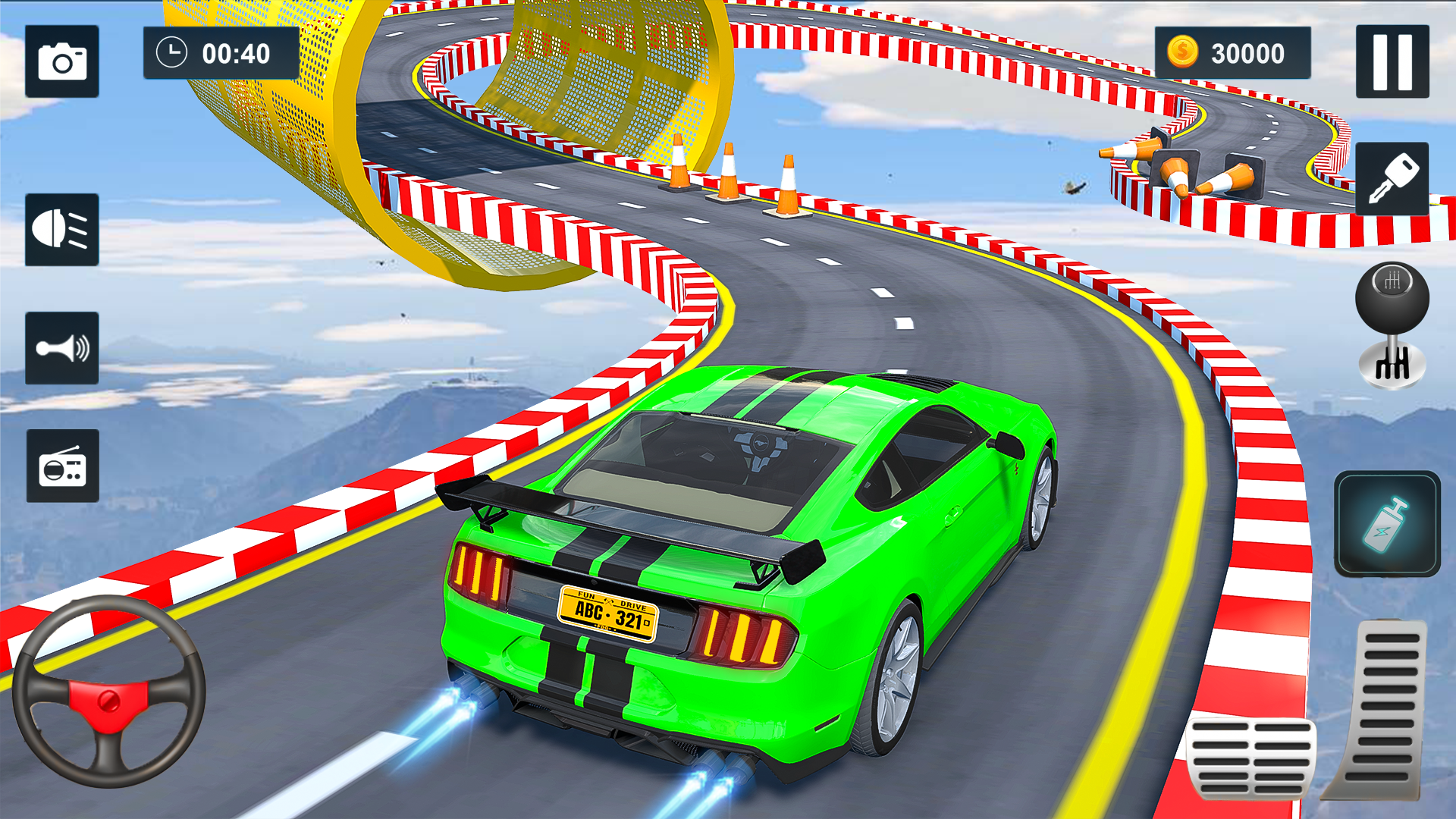 اسکرین شات 1 بازی Crazy Car Stunts: GT Car Games